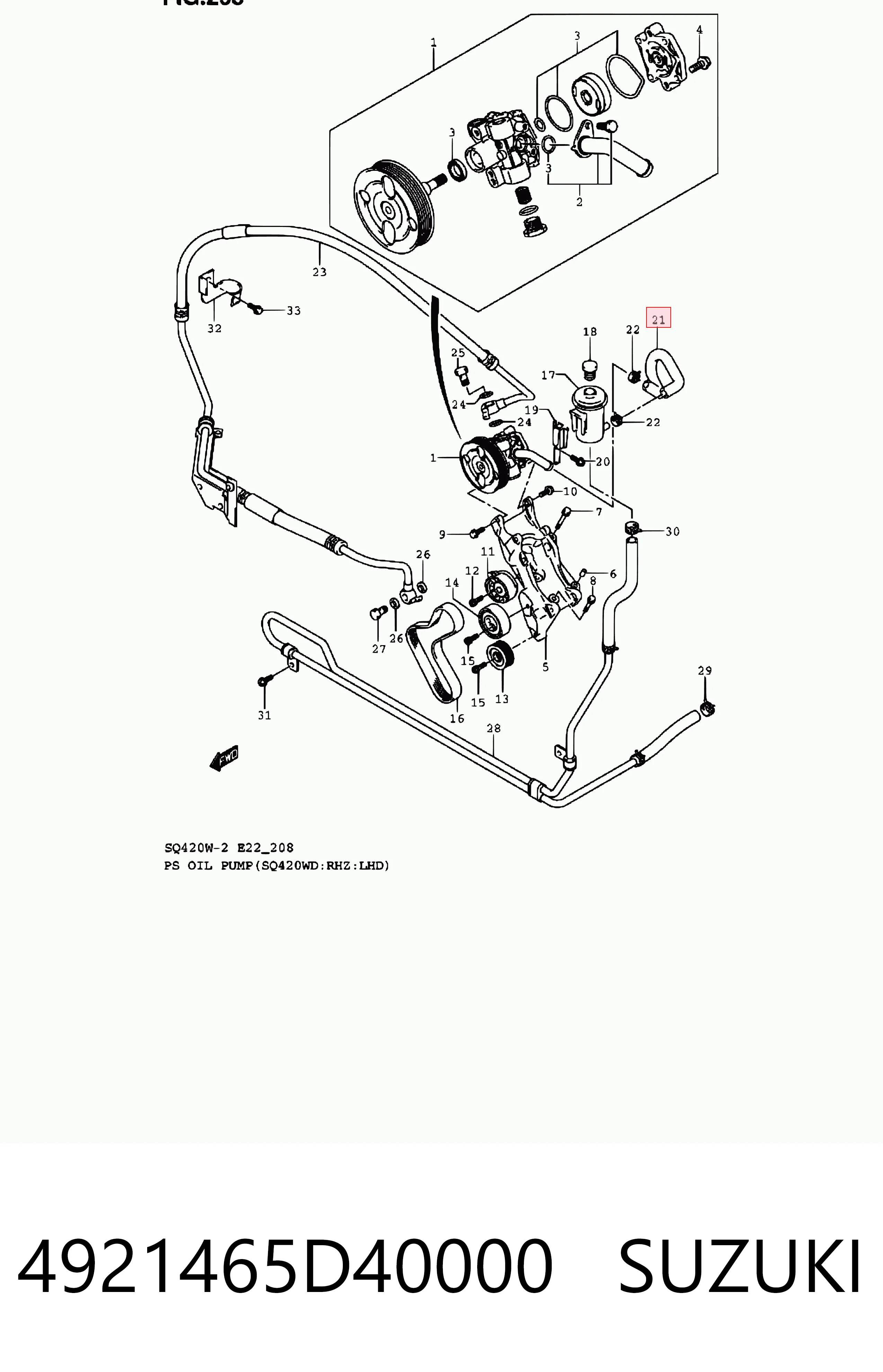 4921465D40000 Suzuki