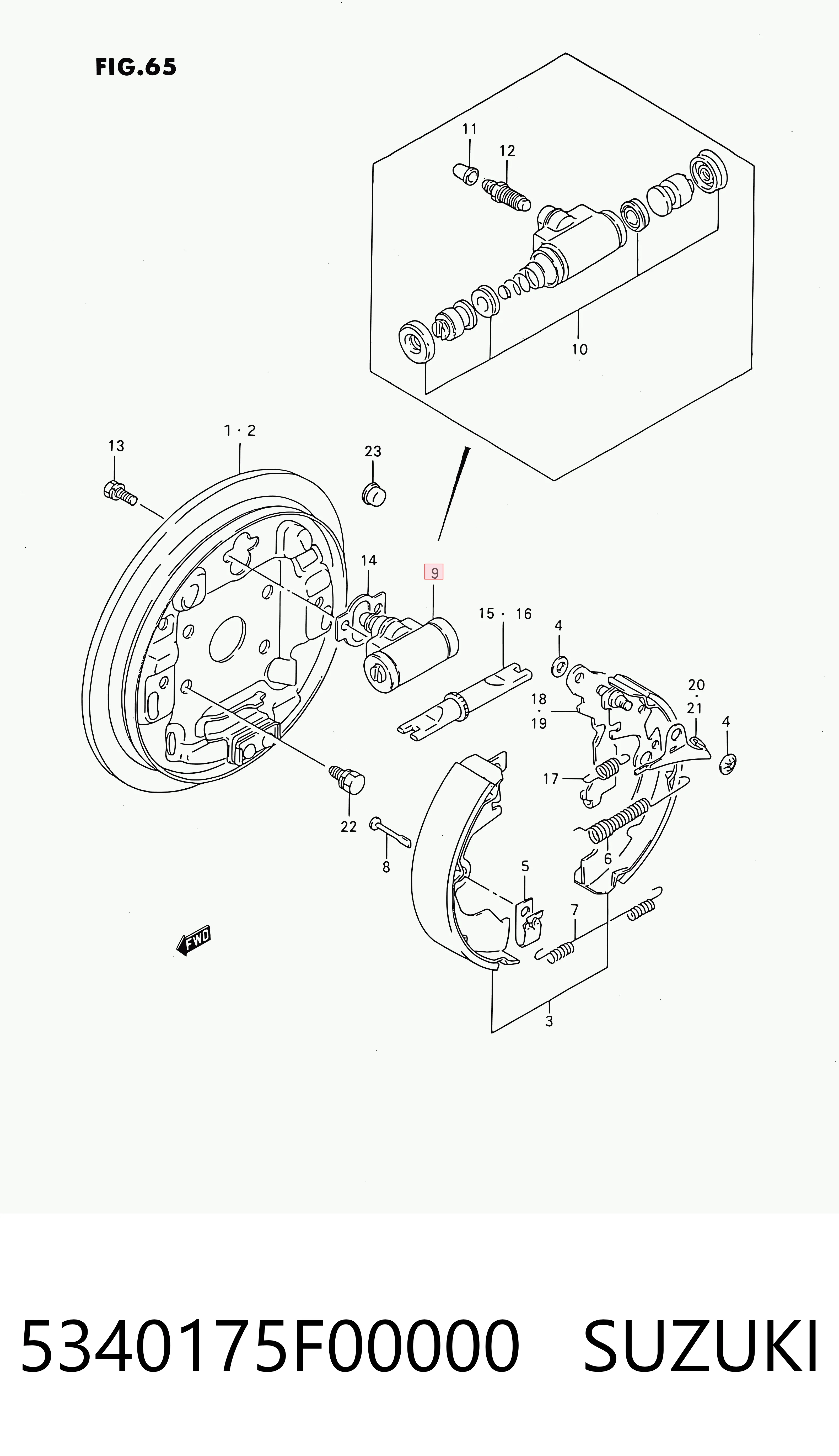 5340175F00000 Suzuki
