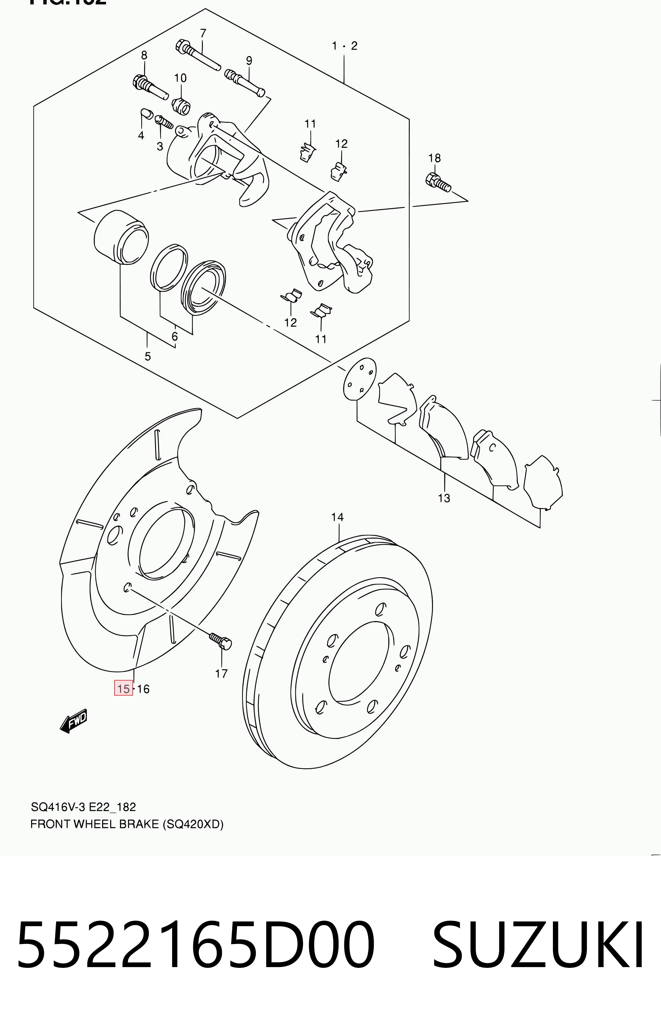 5522165D00 Suzuki