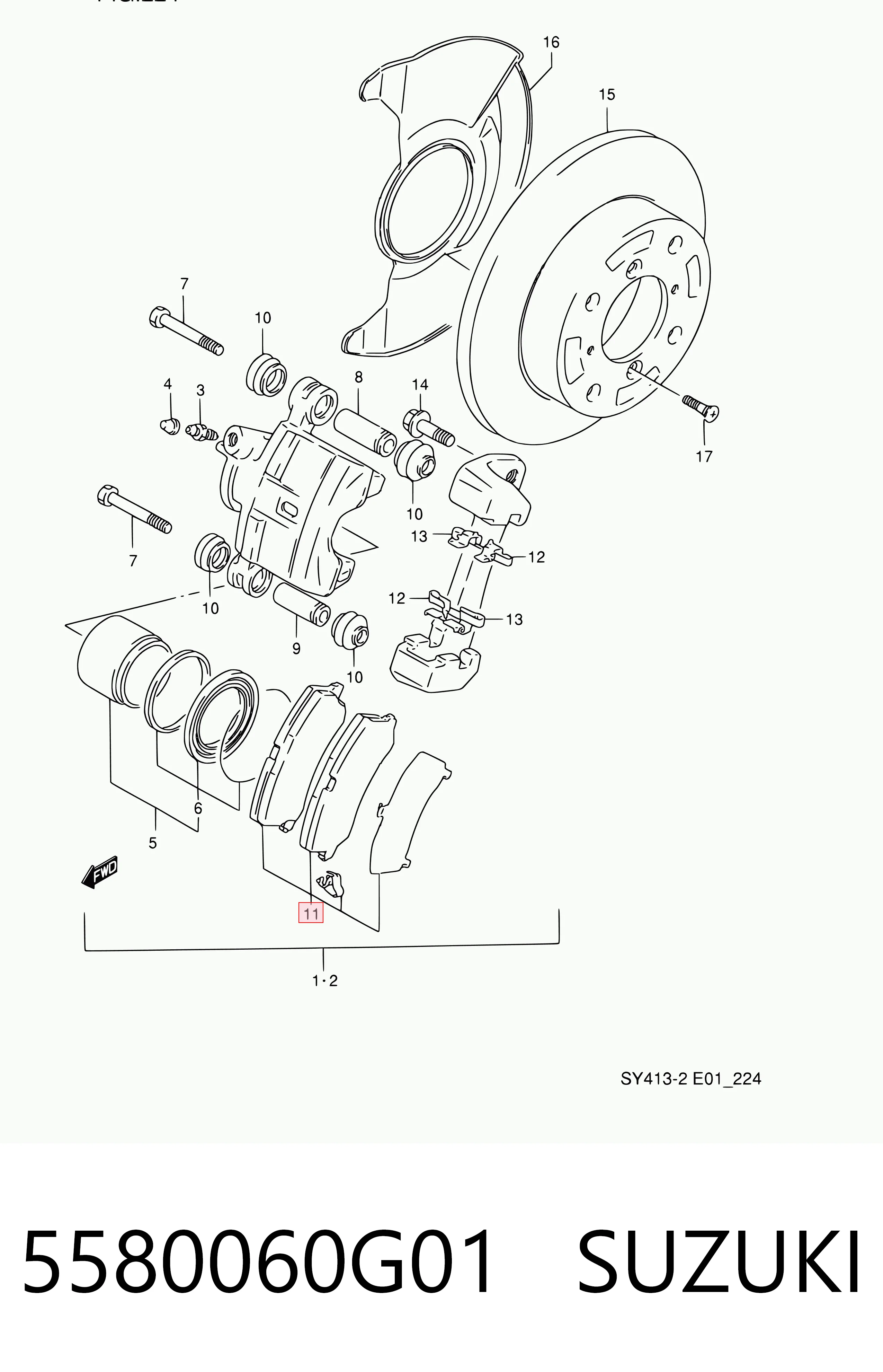 5580060G01 Suzuki