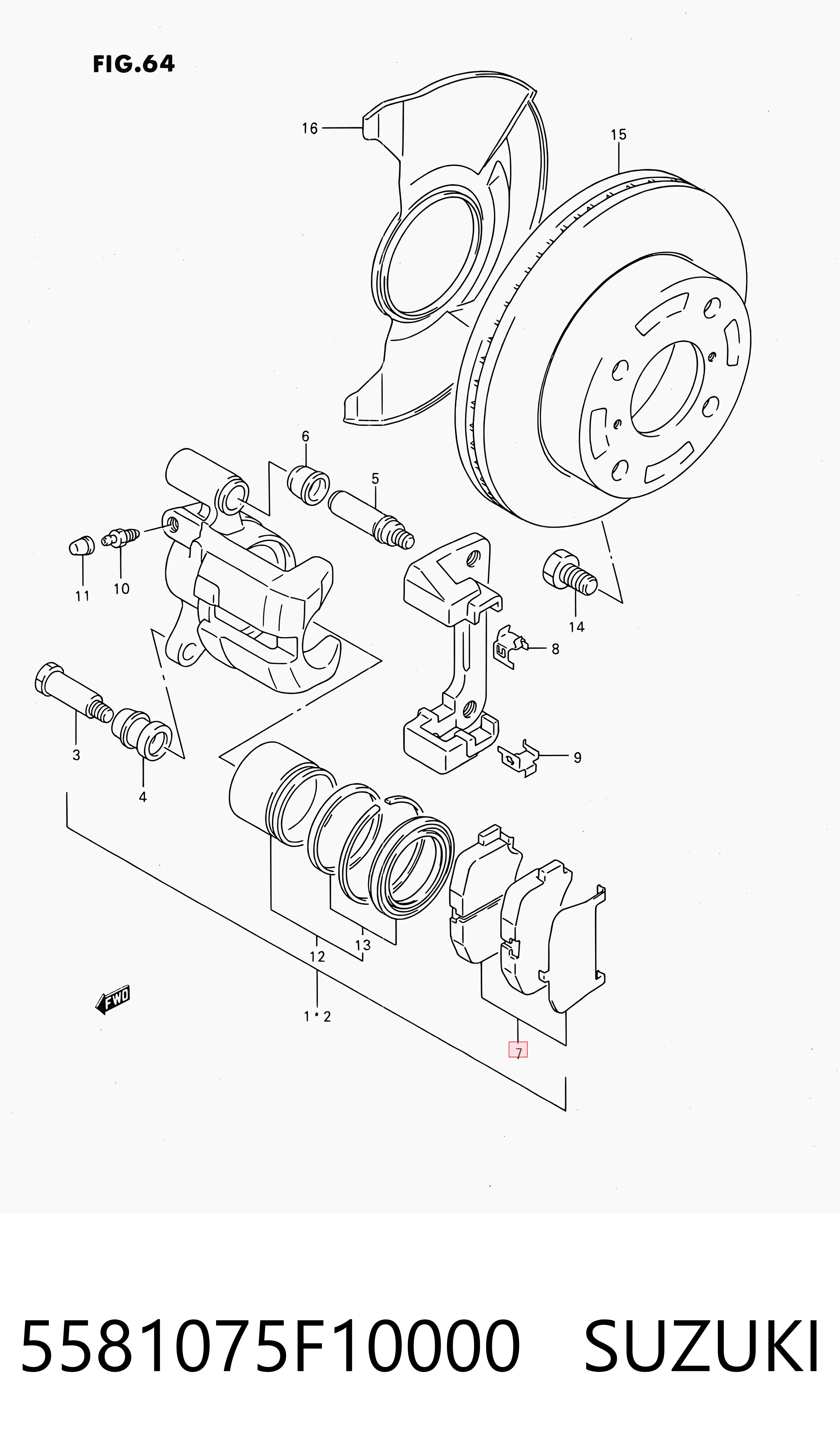 5581075F10000 Suzuki