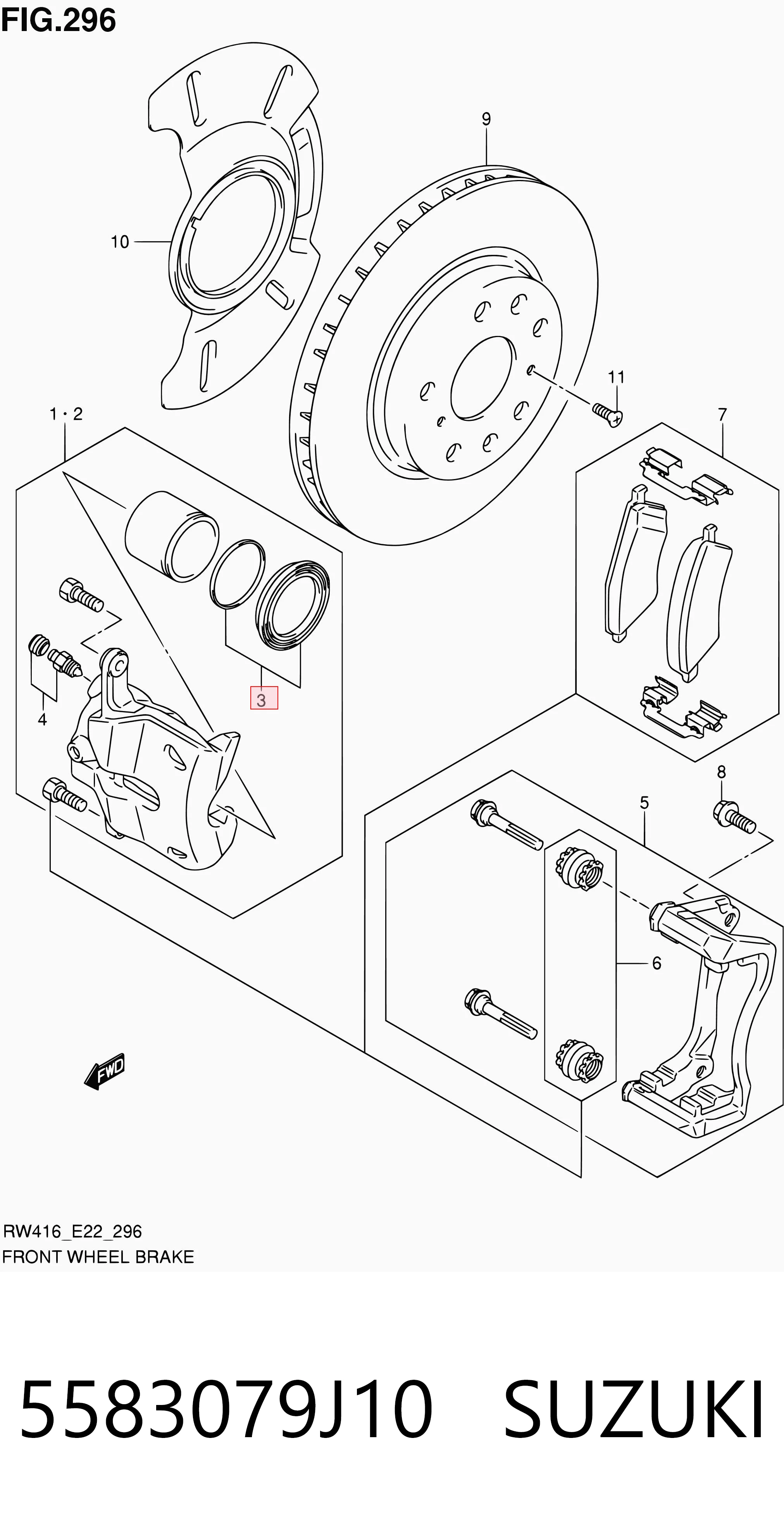 Kit de reparação de suporte do freio dianteiro para Mercedes A W169