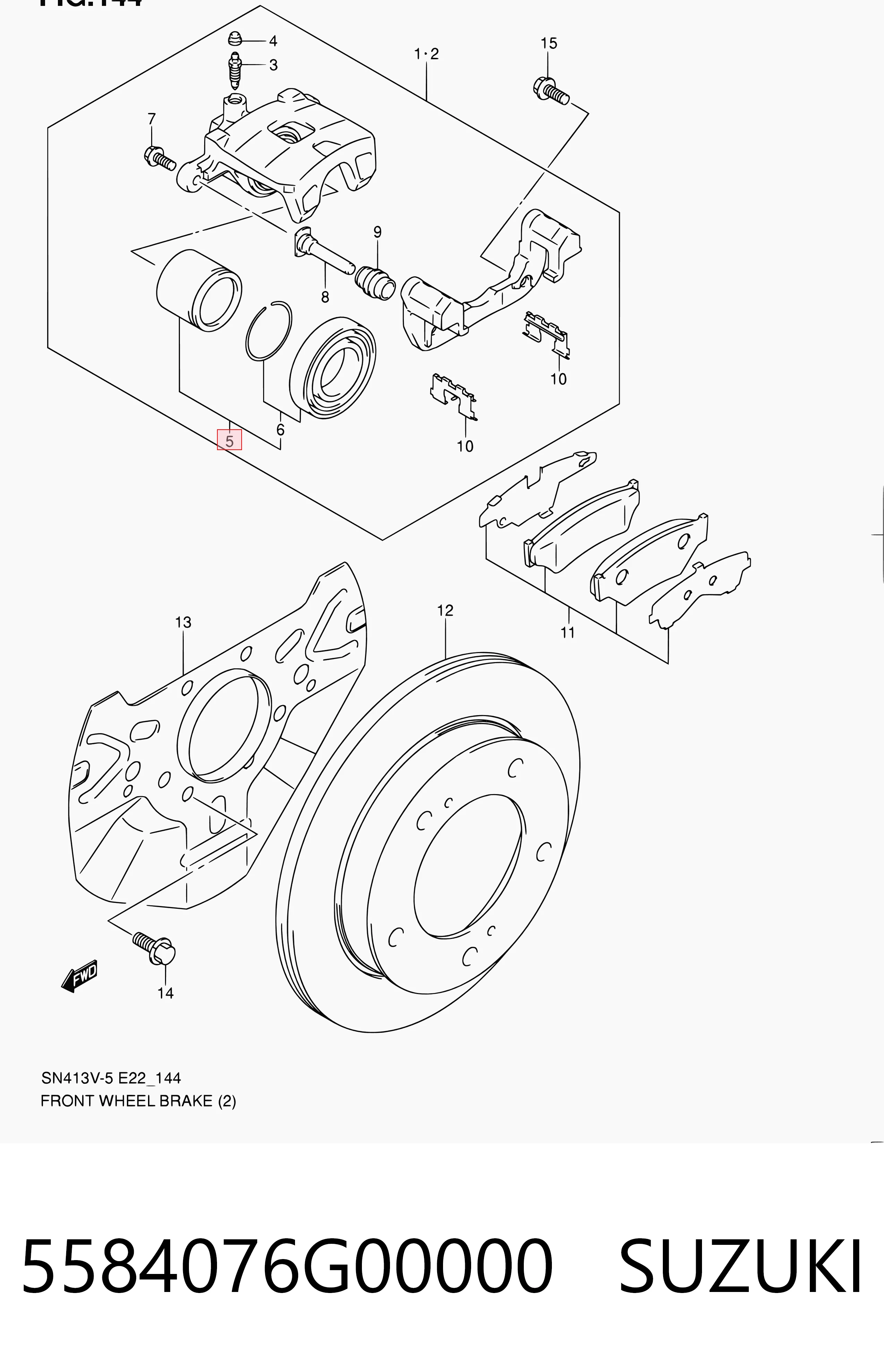 5584076G00000 Suzuki