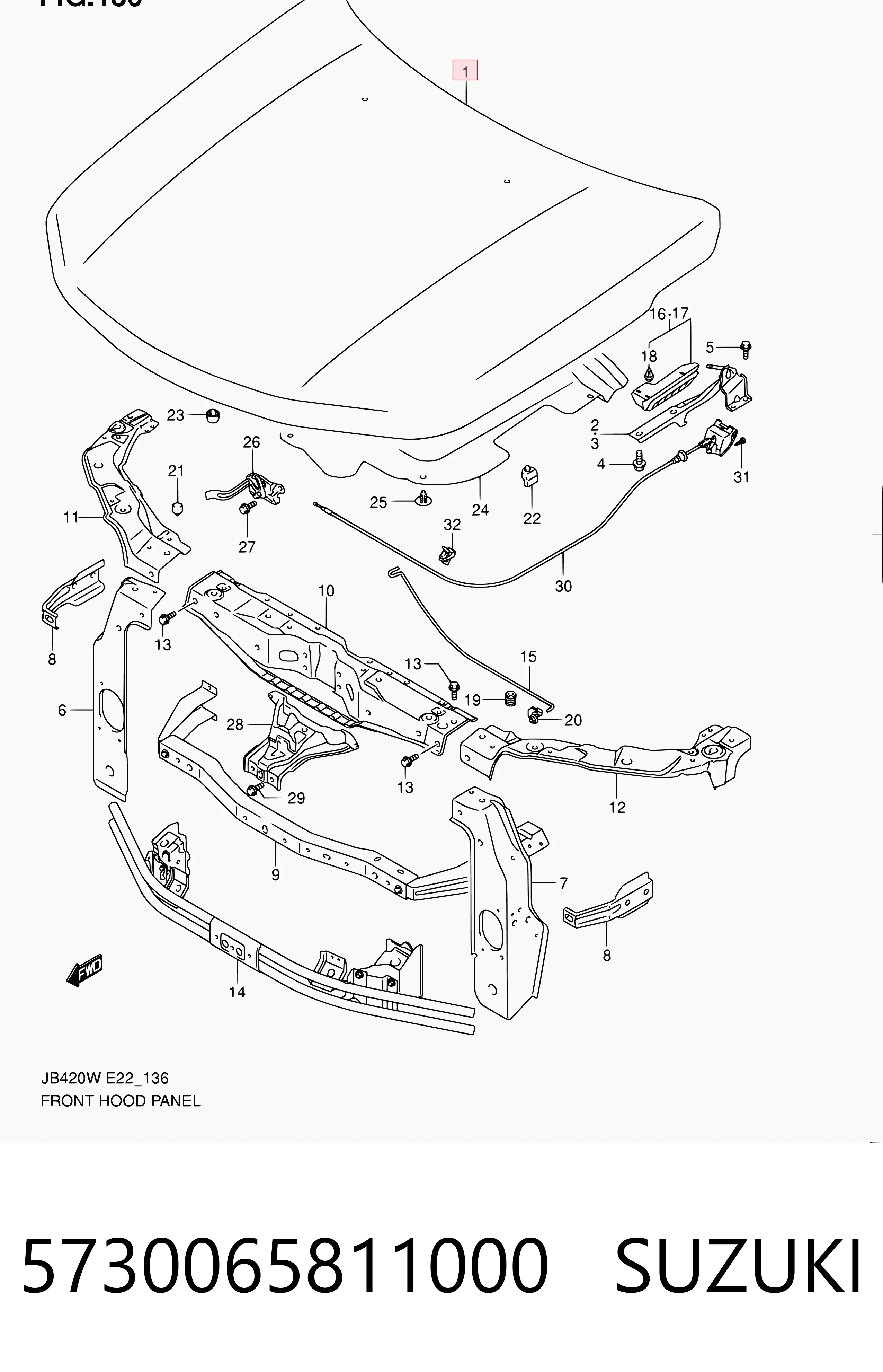 para Suzuki Grand Vitara (JB)