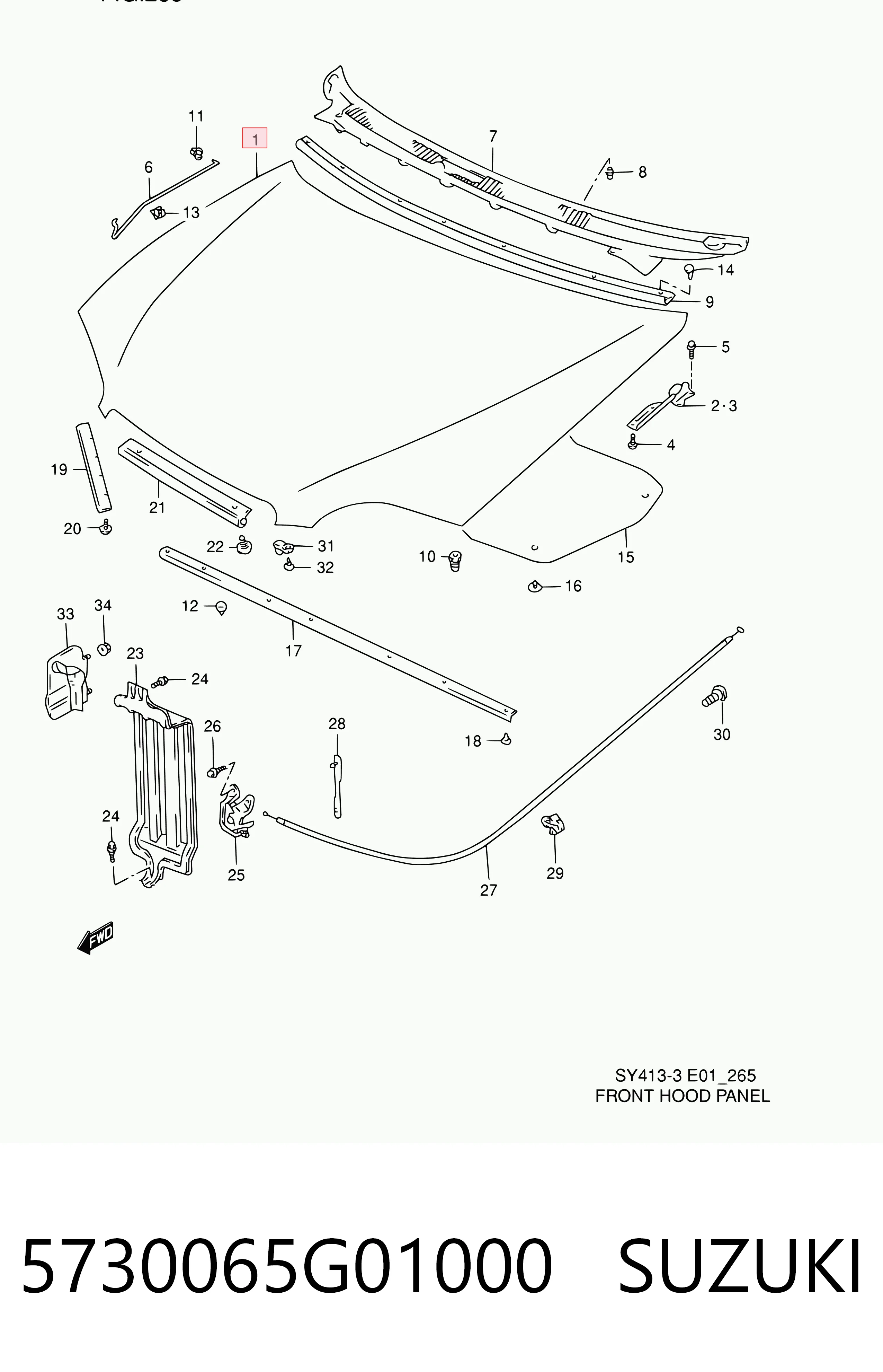 Capota para Suzuki Baleno  EG