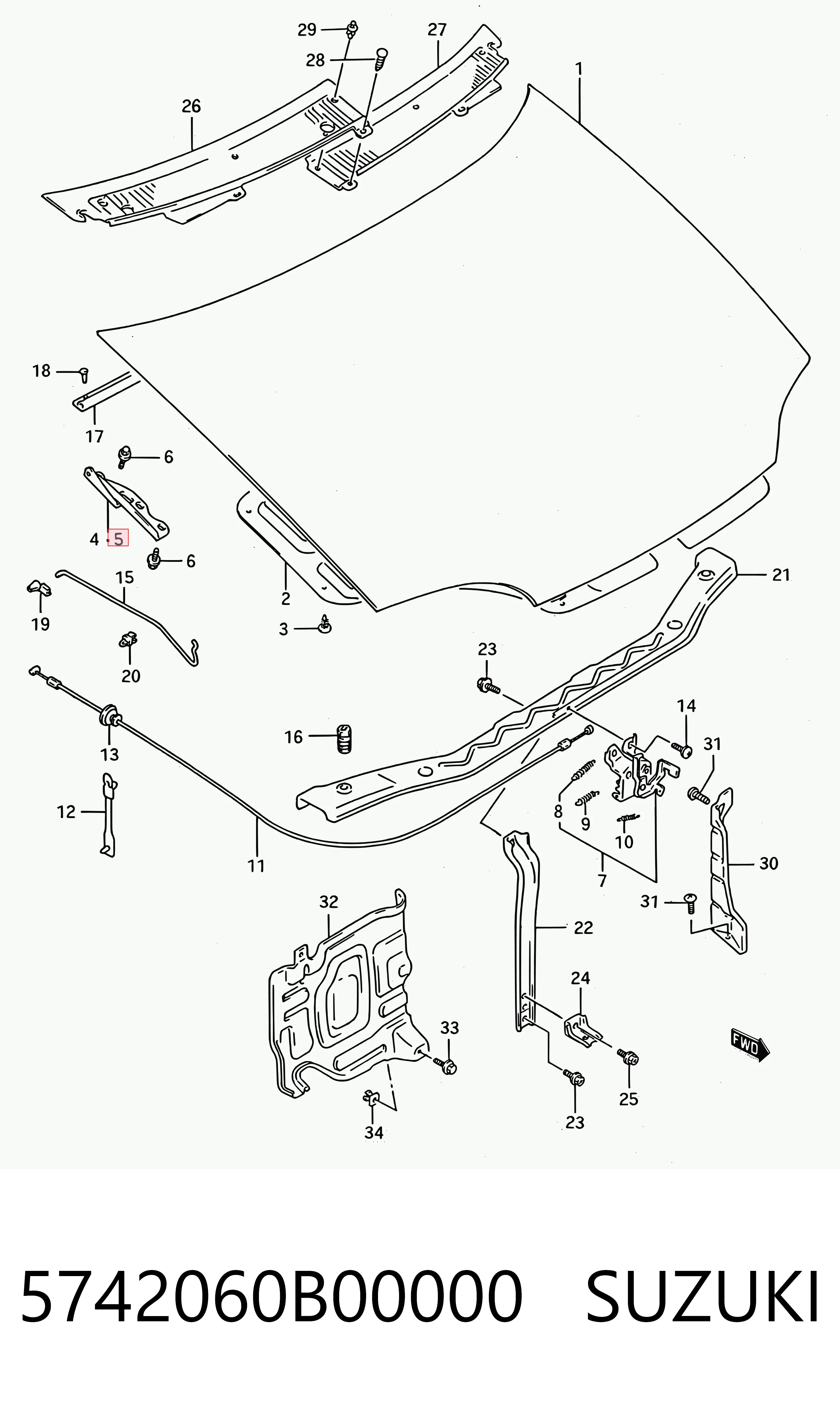 5742060B00000 Suzuki