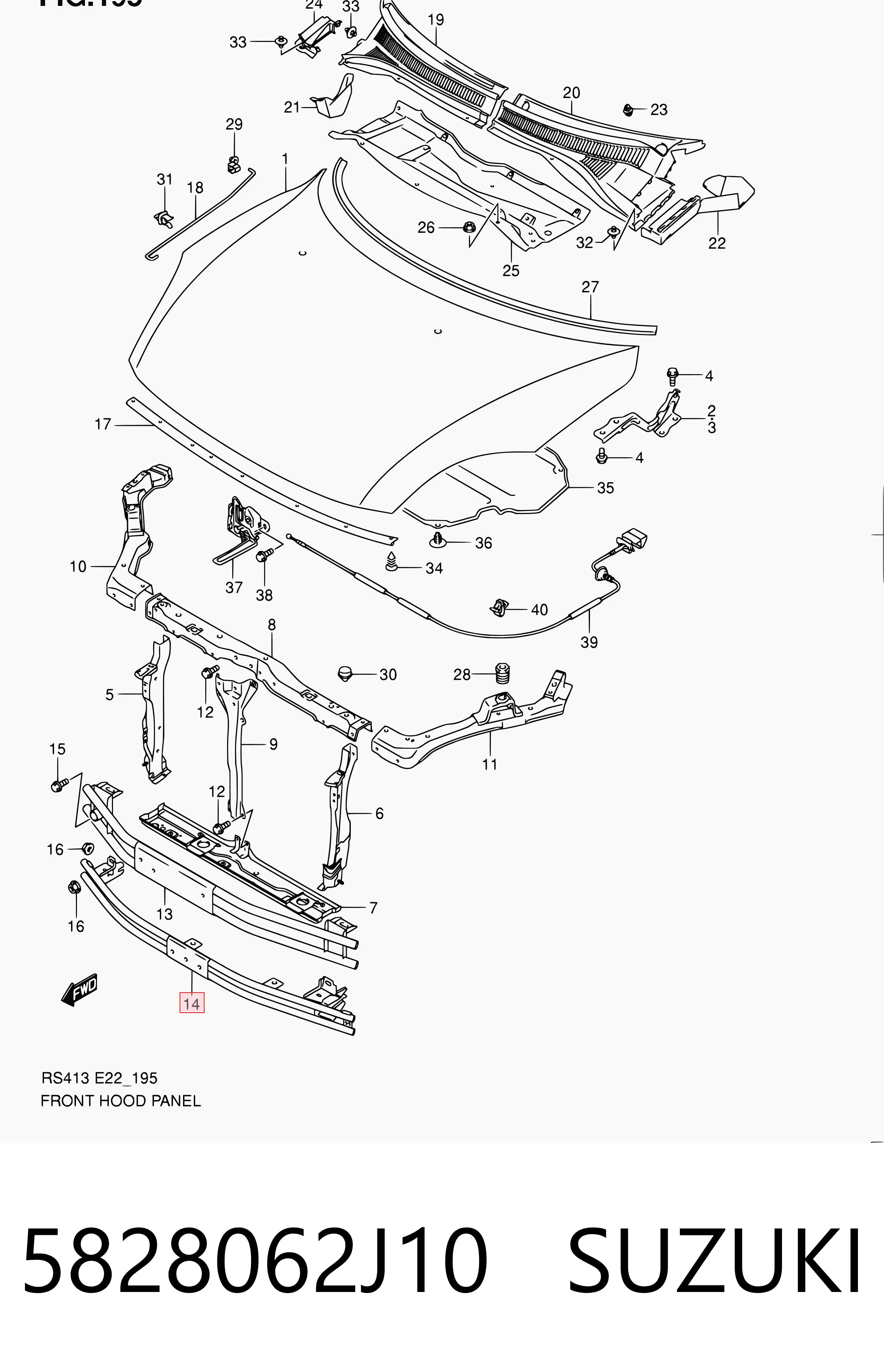 Reforçador do pára-choque dianteiro Suzuki Swift preço, a partir de 26,60 USD
