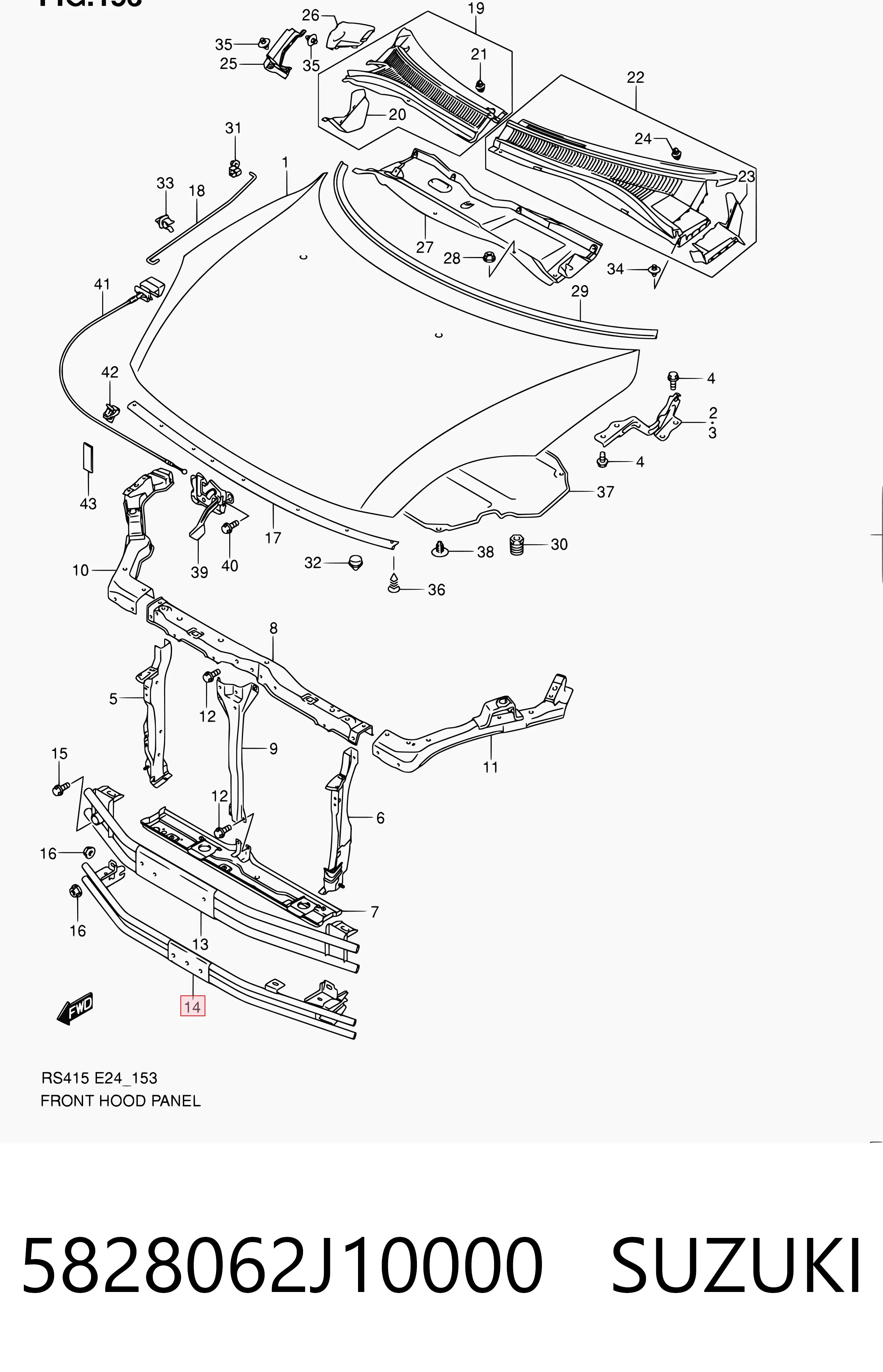 Reforçador do pára-choque dianteiro Suzuki Swift III RS ao melhor preço