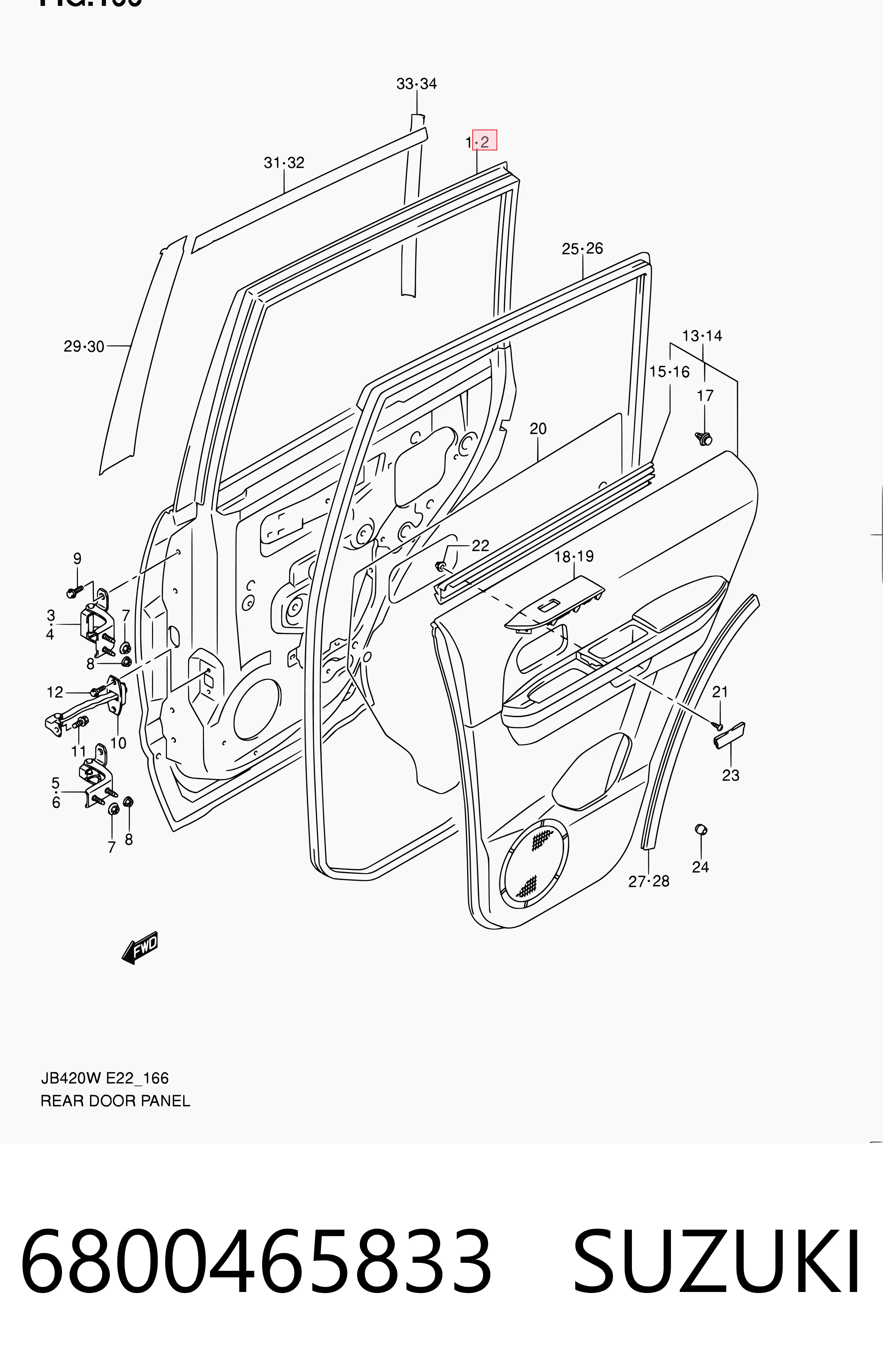 6800465833 Suzuki