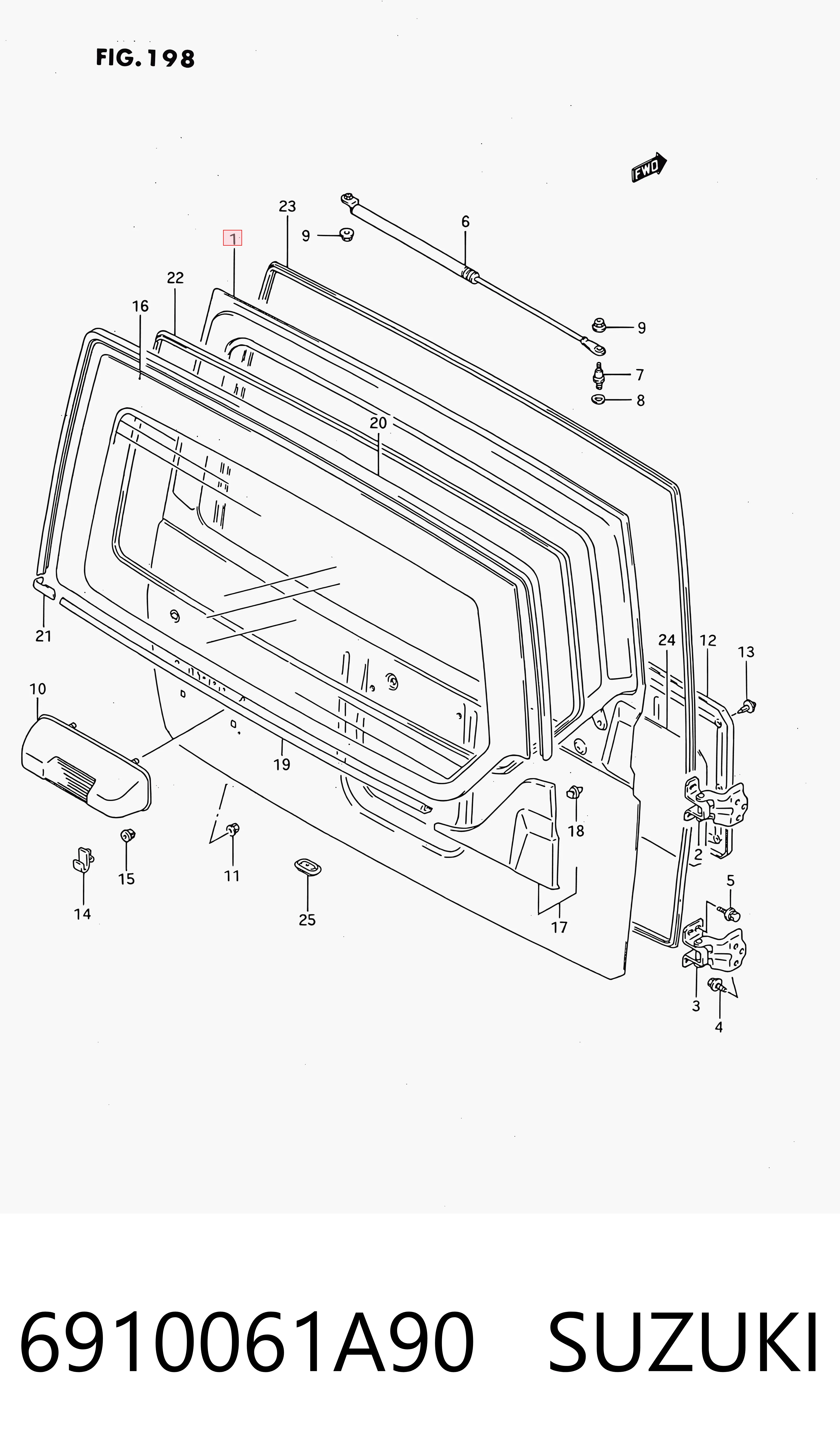 6910061A90 Suzuki