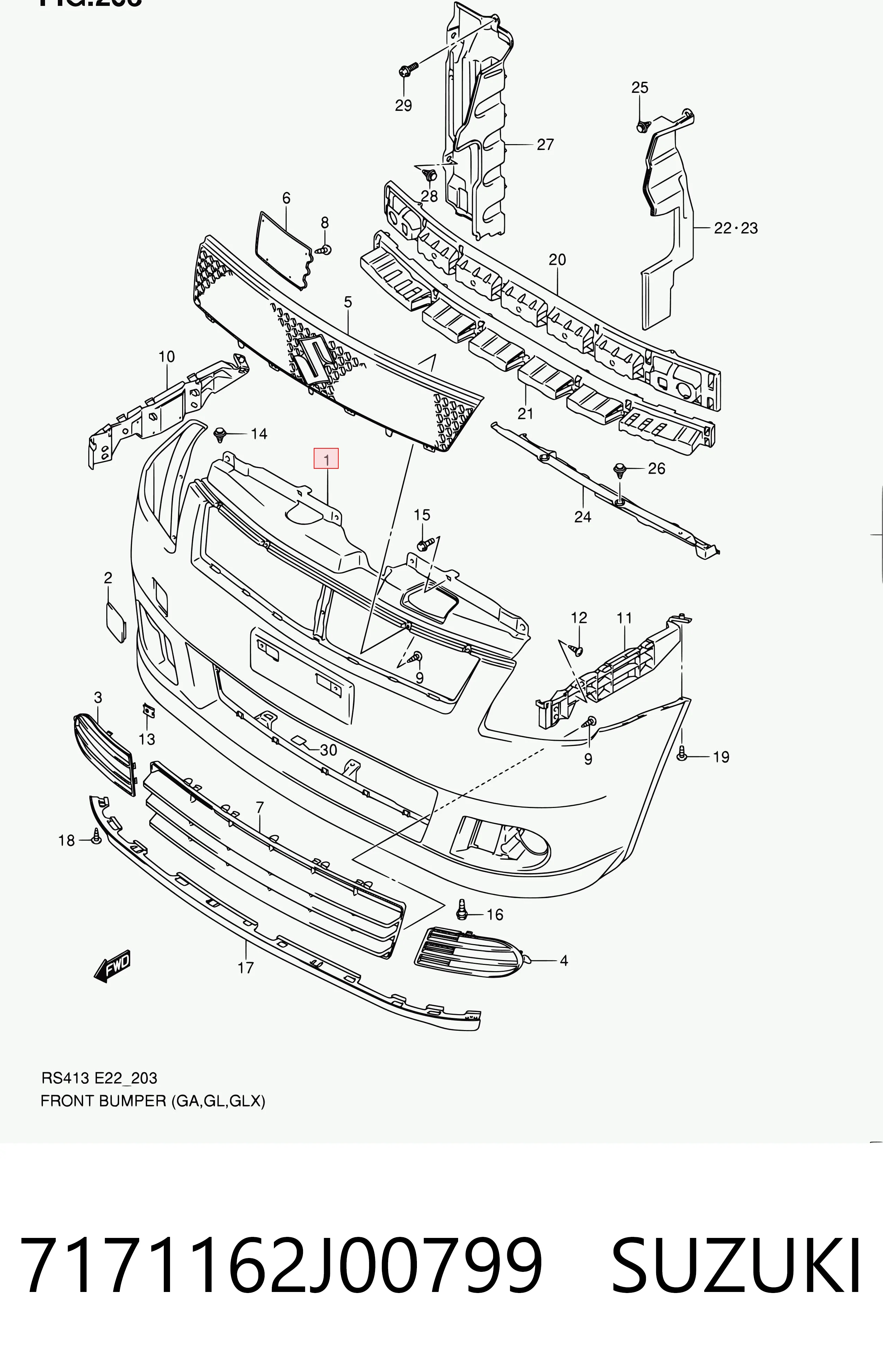 Compre KH6812900 Starline Pára-choque dianteiro