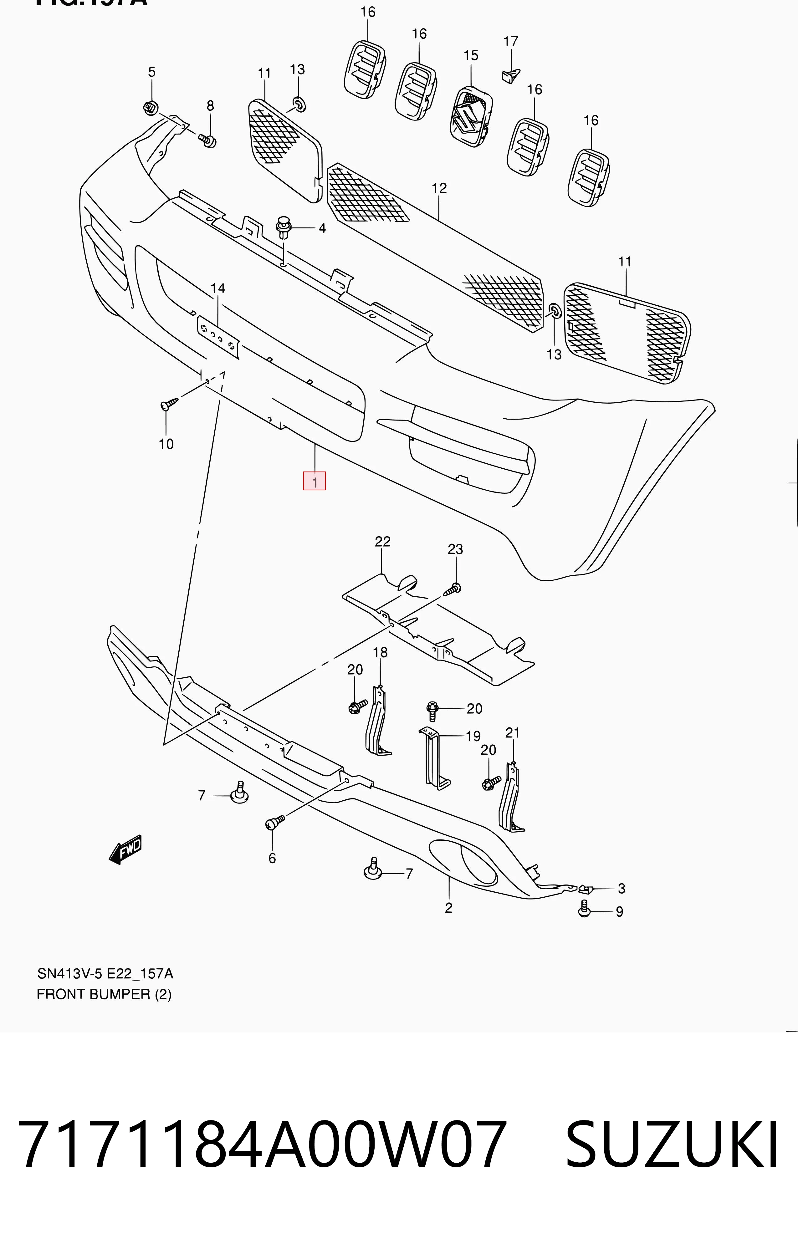 7171184A00W07 Suzuki