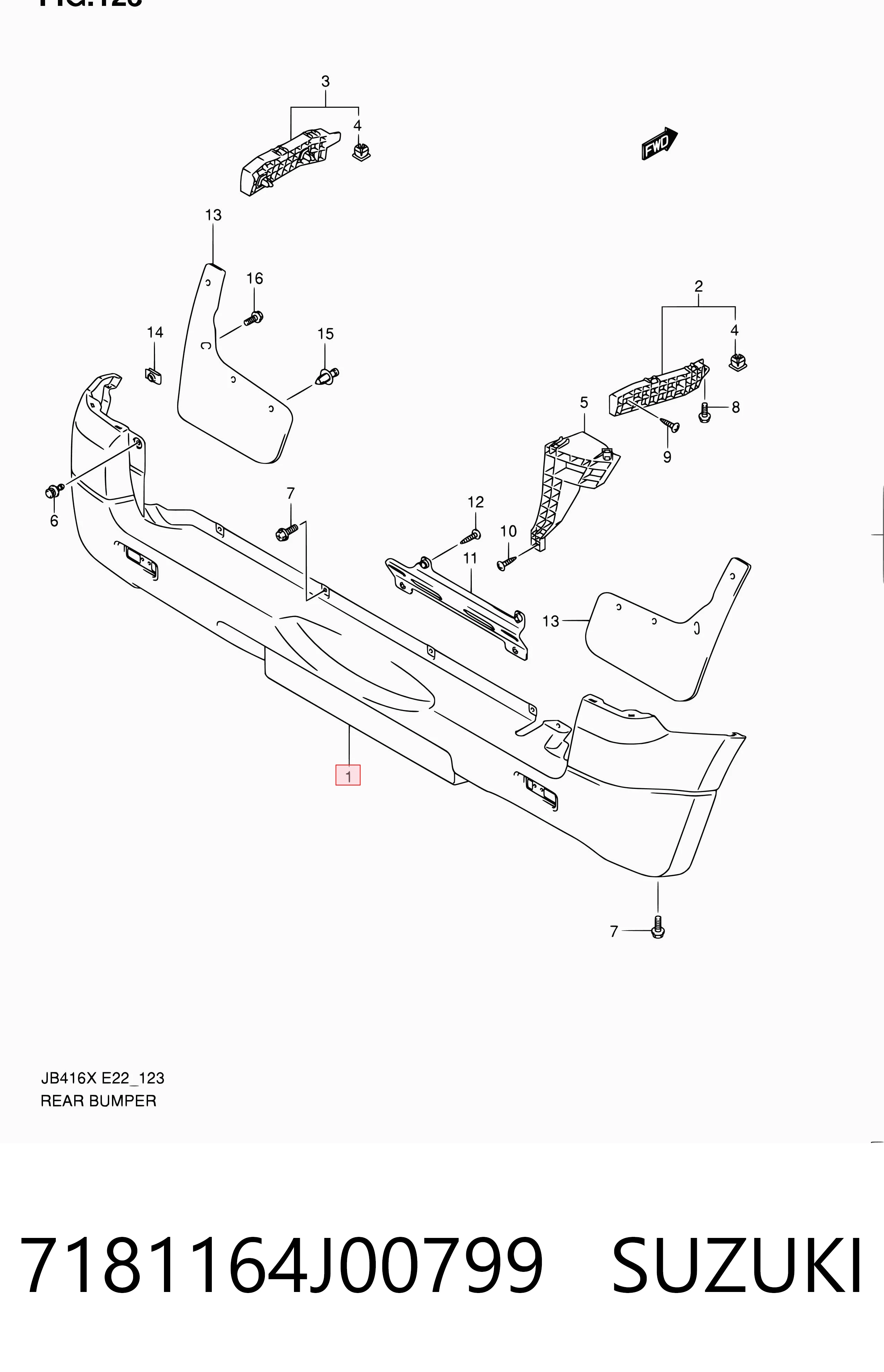 7181164J00799 Suzuki