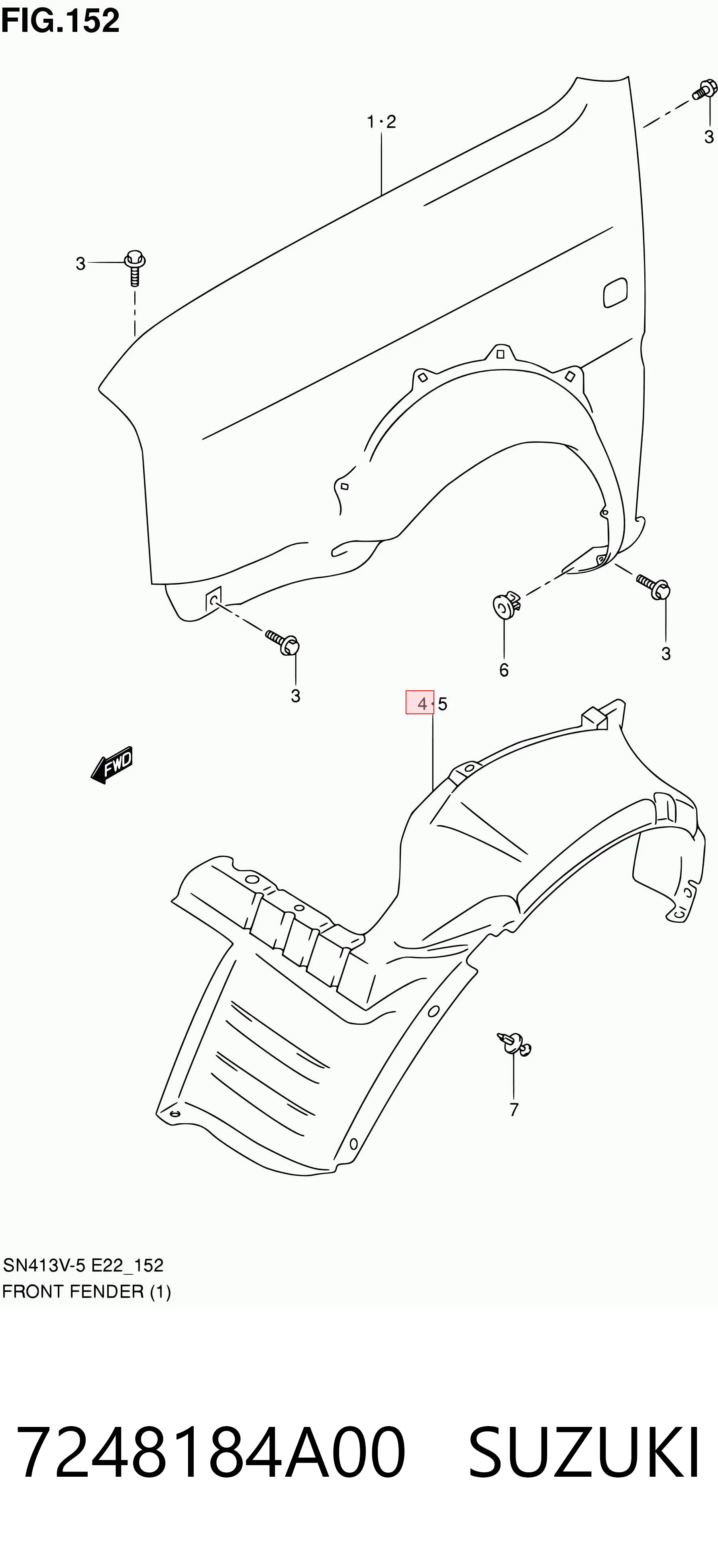 7248184A00 Suzuki