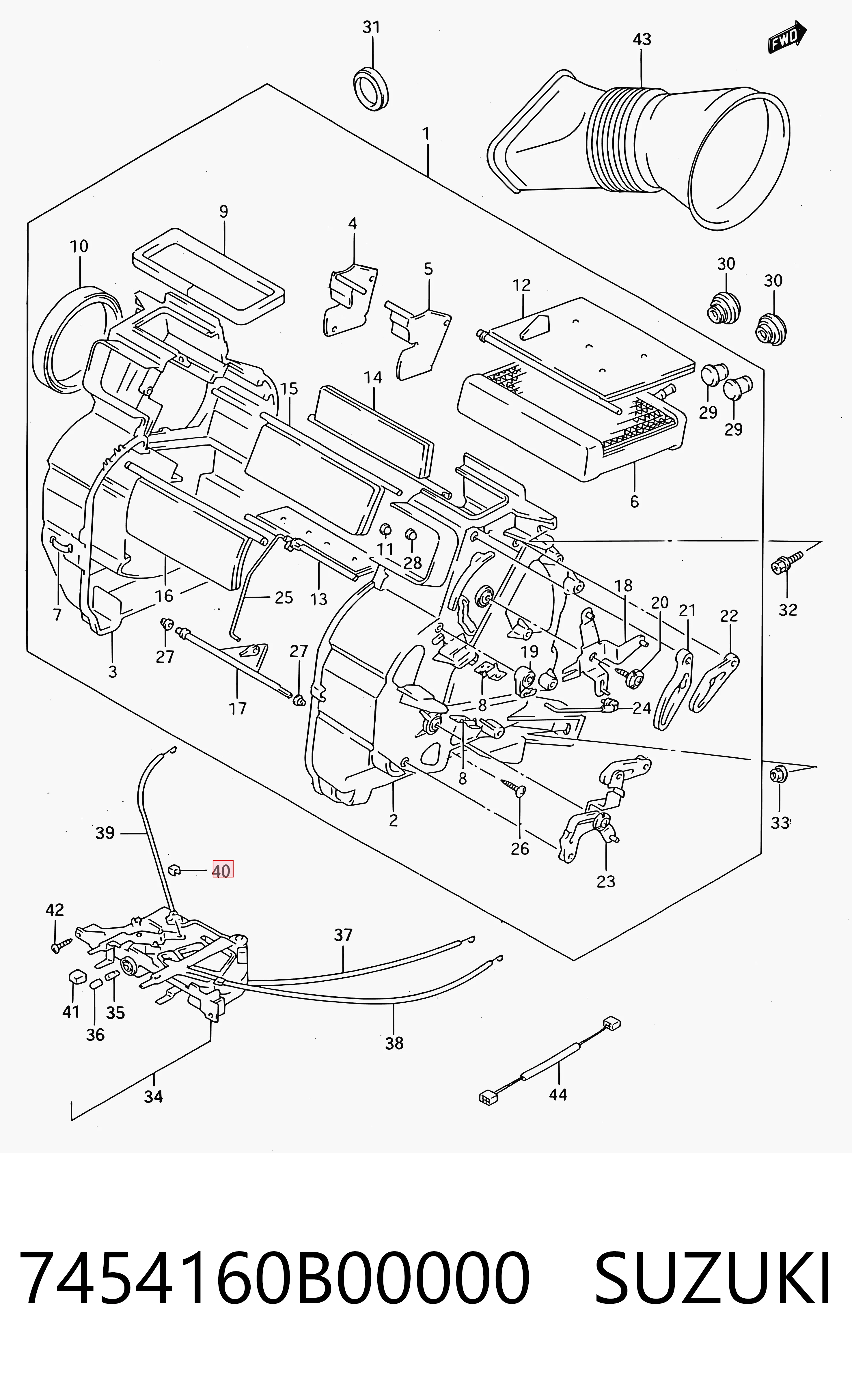 7454160B00000 Suzuki