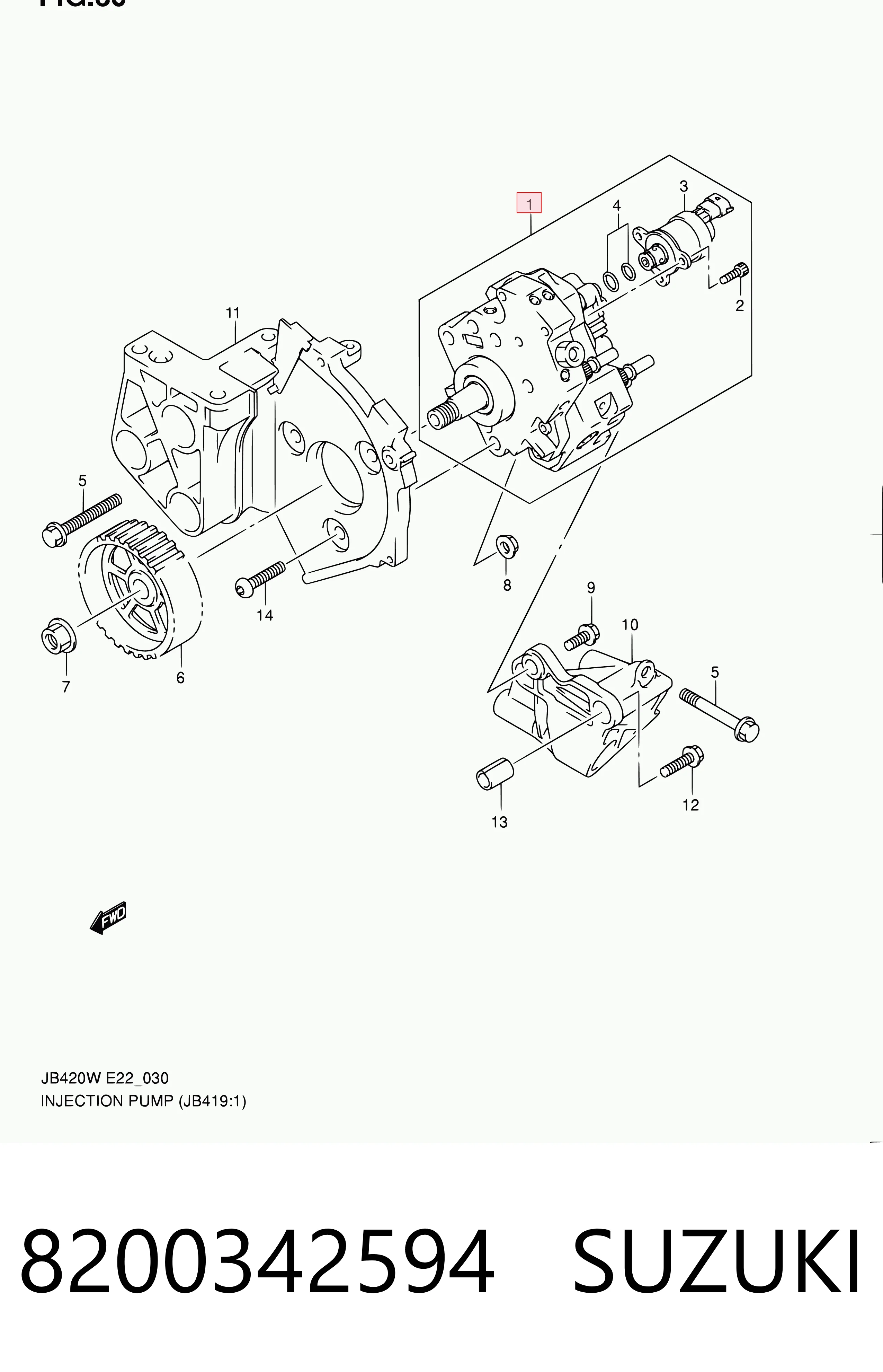 Bomba de combustível de pressão alta para Suzuki Grand Vitara  JB