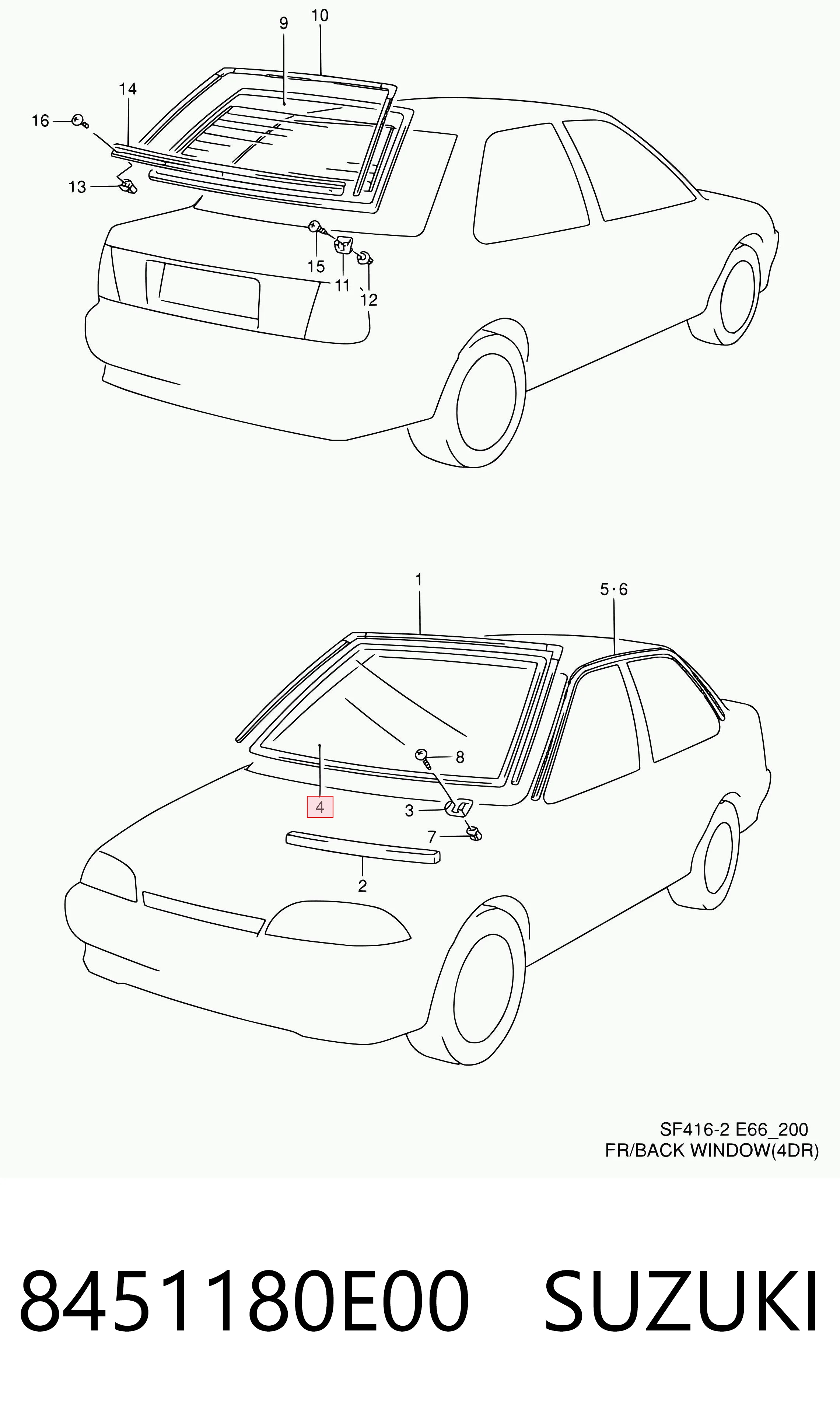 8451180E00 Suzuki