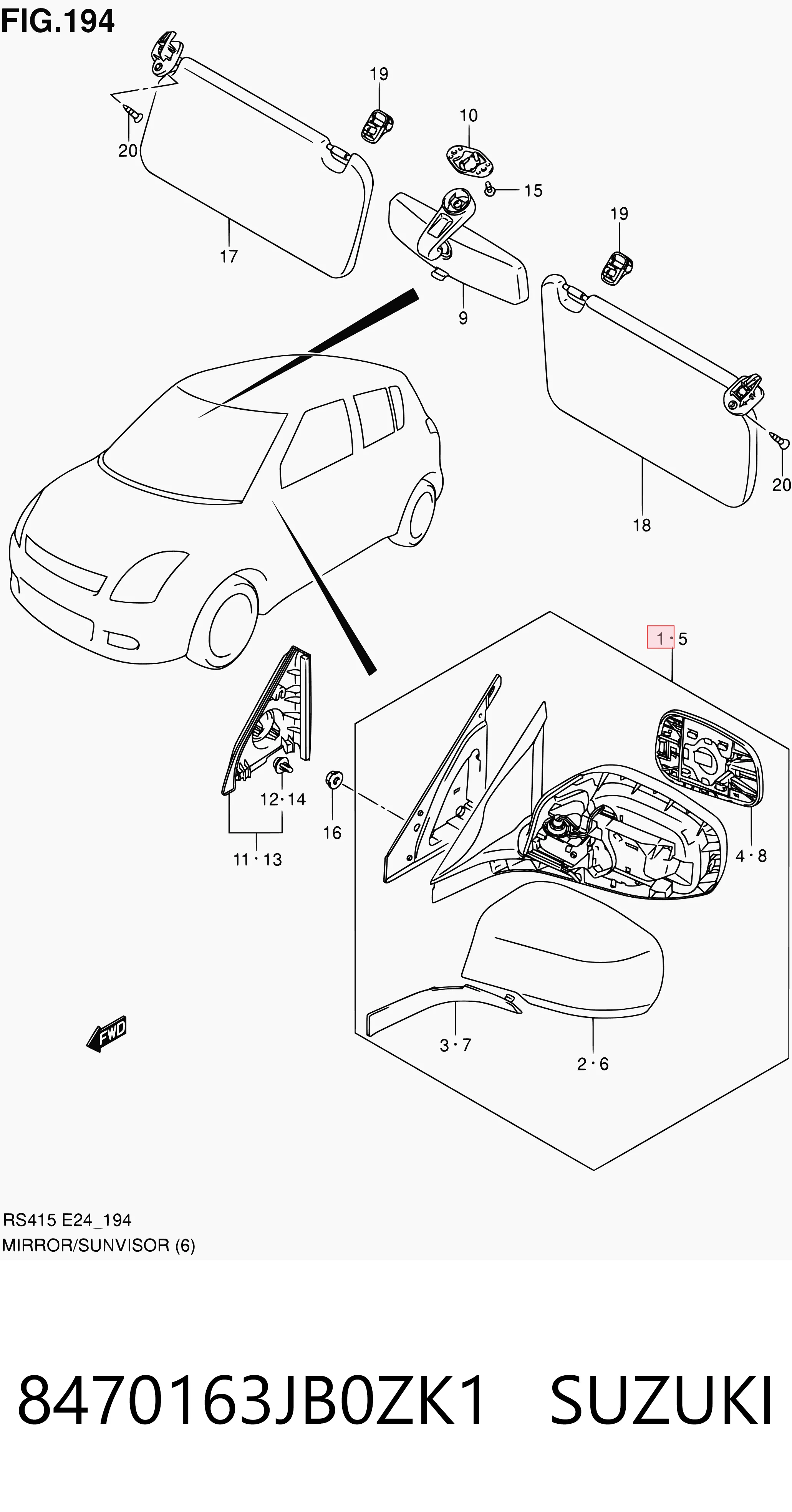8470163JB0ZK1 Suzuki