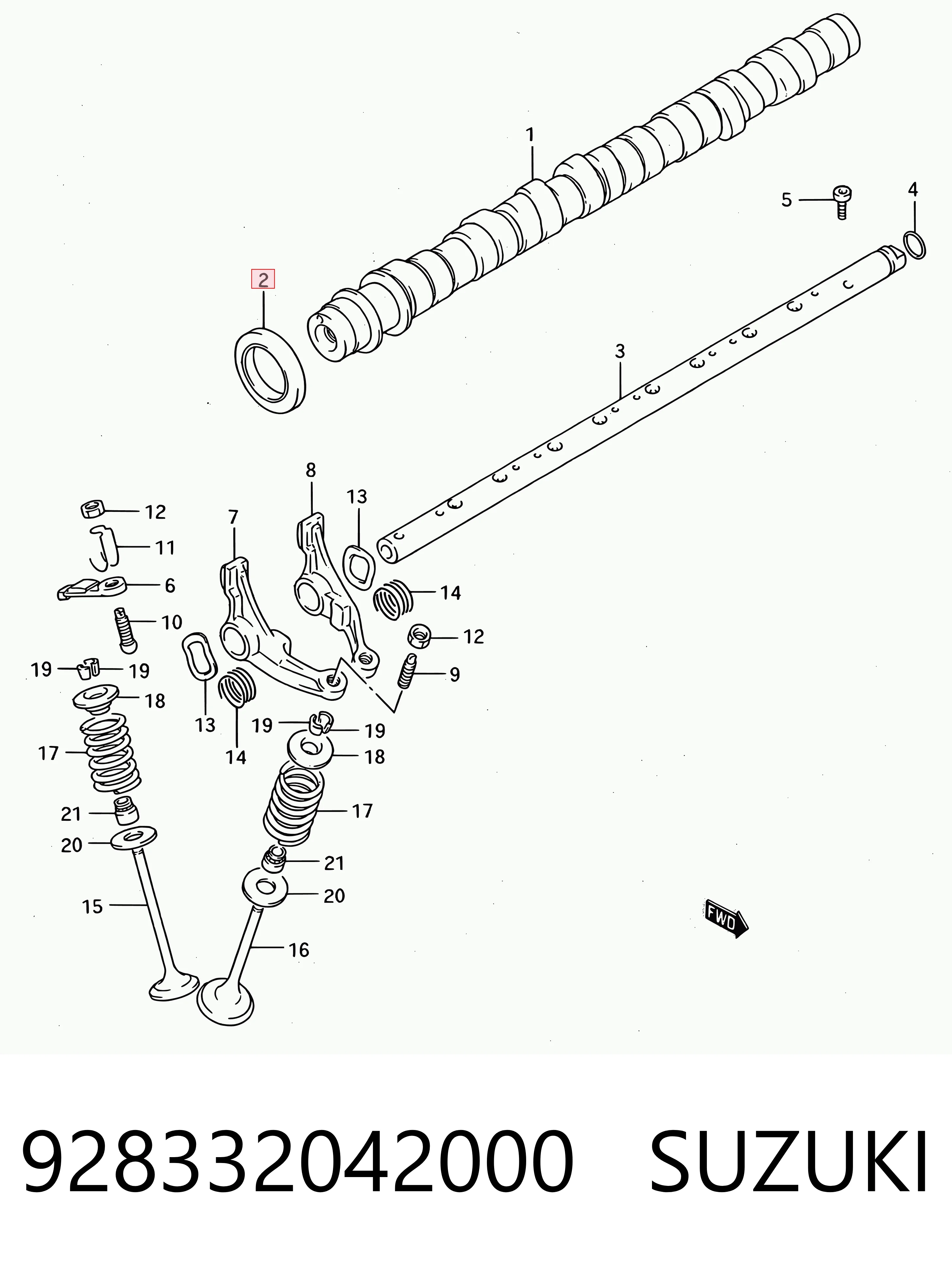 Vedação da árvore distribuidora de motor Subaru 0928332038 preço, a partir de 1,92 USD