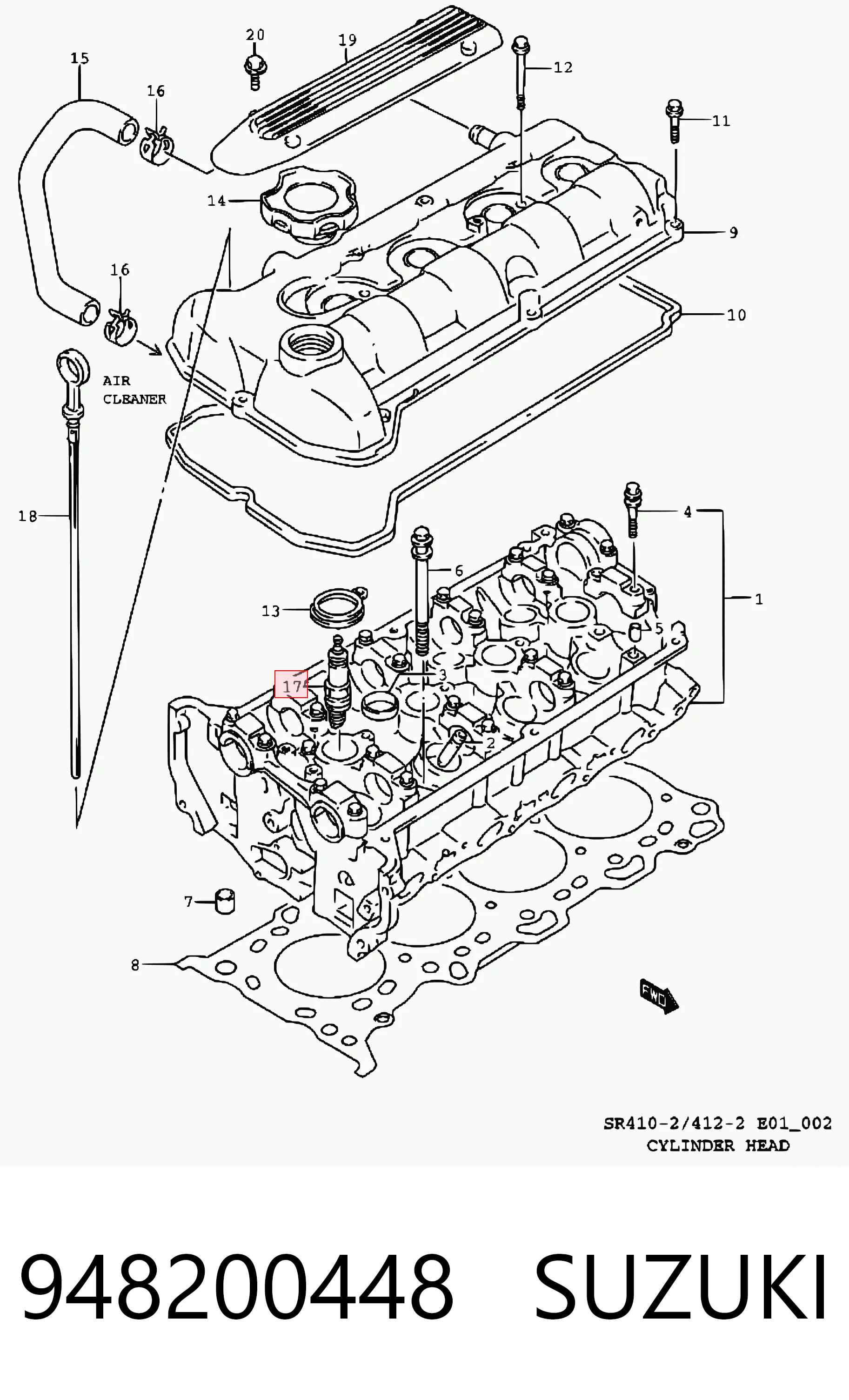 Vela de ignição para Suzuki Alto III EF
