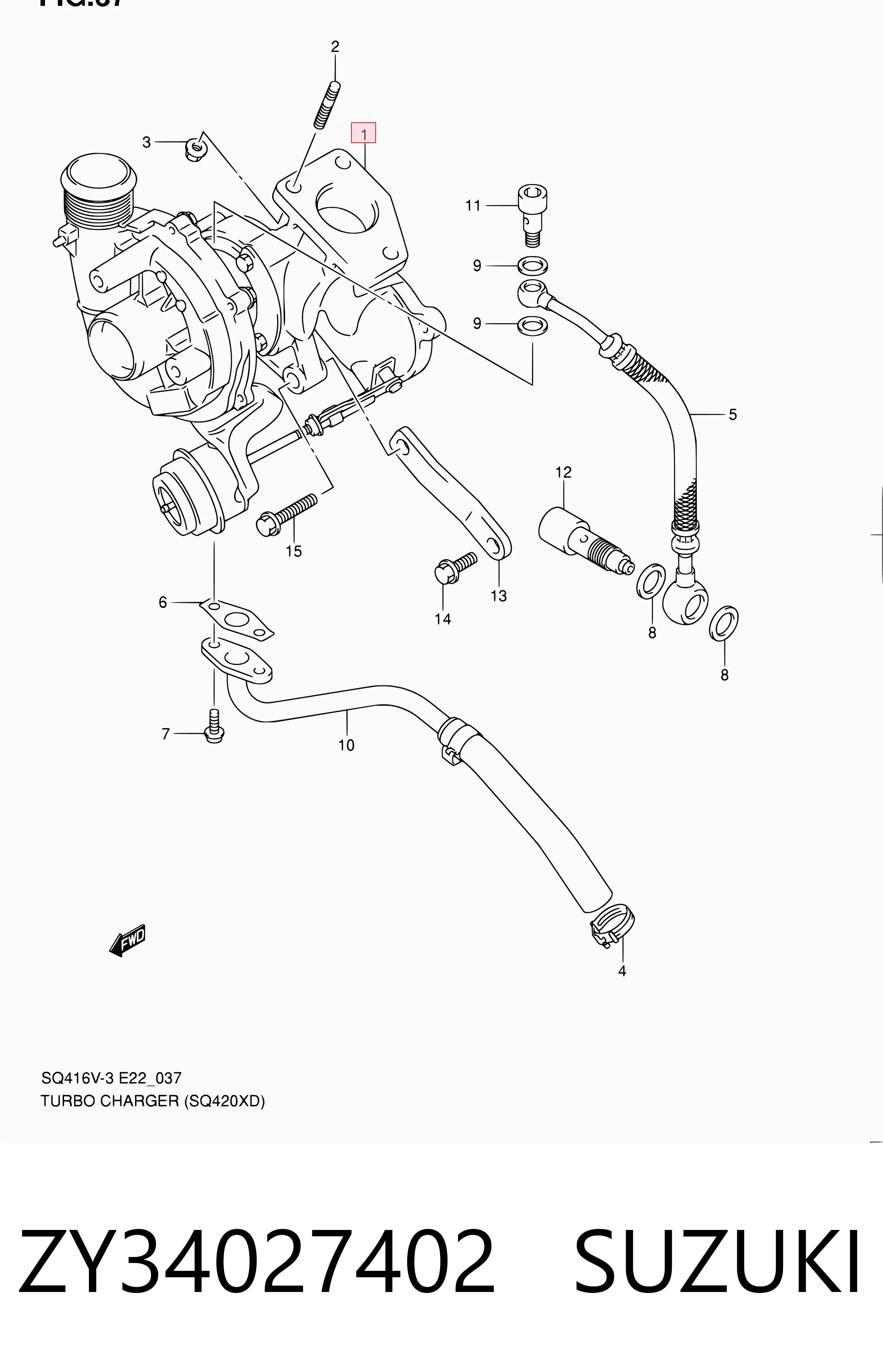 Turbina Suzuki Grand Vitara preço, a partir de 519,05 USD