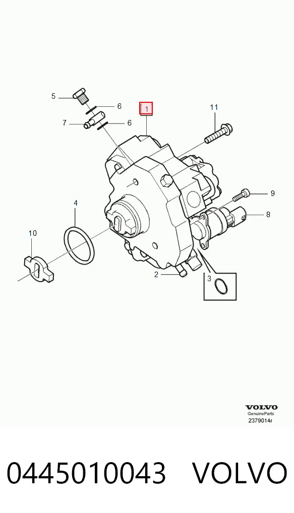 Bomba de combustível de pressão alta Volvo XC90  