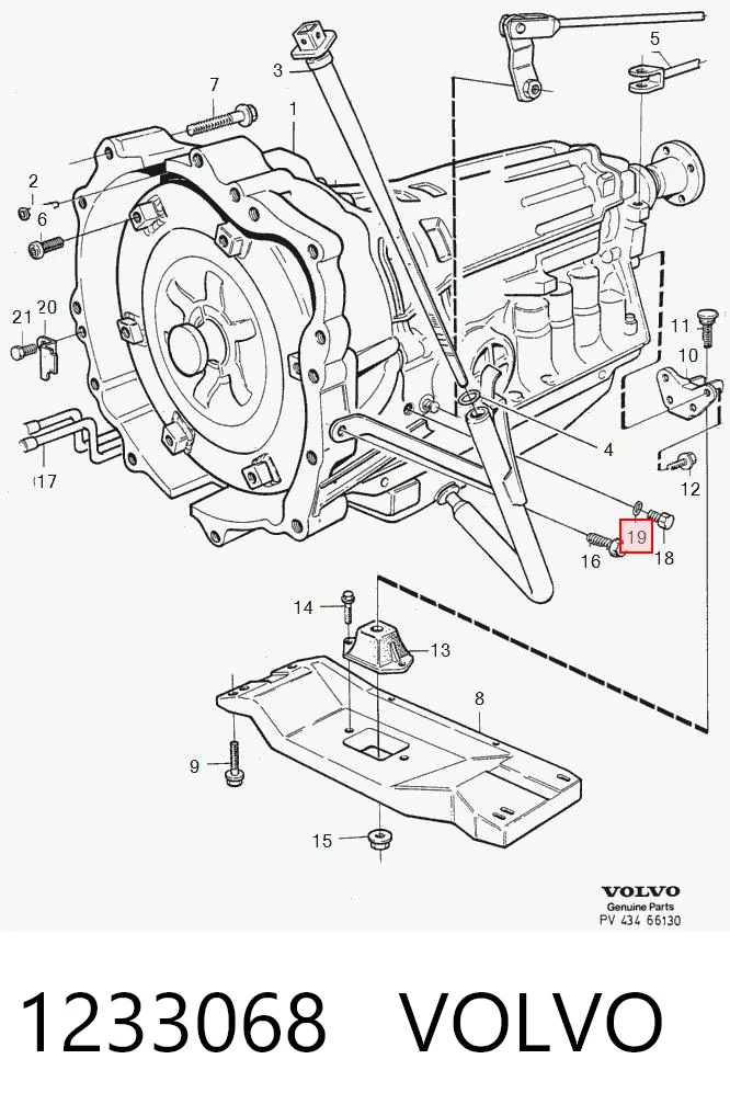 1233068 Volvo Óleo de transmissão