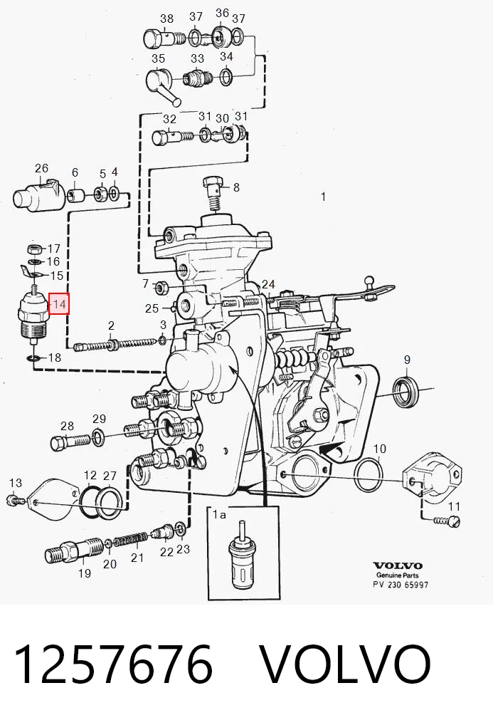 3912142020 Hyundai/Kia Válvula da Bomba de Combustível de Pressão Alta de corte de combustível (diesel-stop)