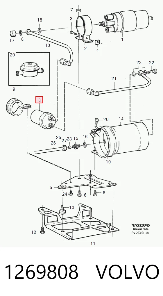 156011 Peugeot/Citroen Acumulador hidráulico do sistema de alimentação