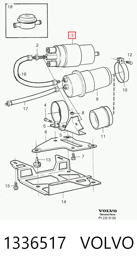  Módulo de bomba de combustível com sensor do nível de combustível BMW 3 sedan (E21) (1975 - 1984) 