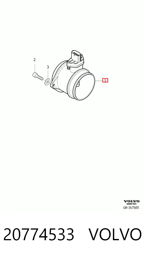 Sensor de fluxo (consumo) de ar, medidor de consumo M.A.F. - (Mass Airflow) Porsche 911 Targa 997