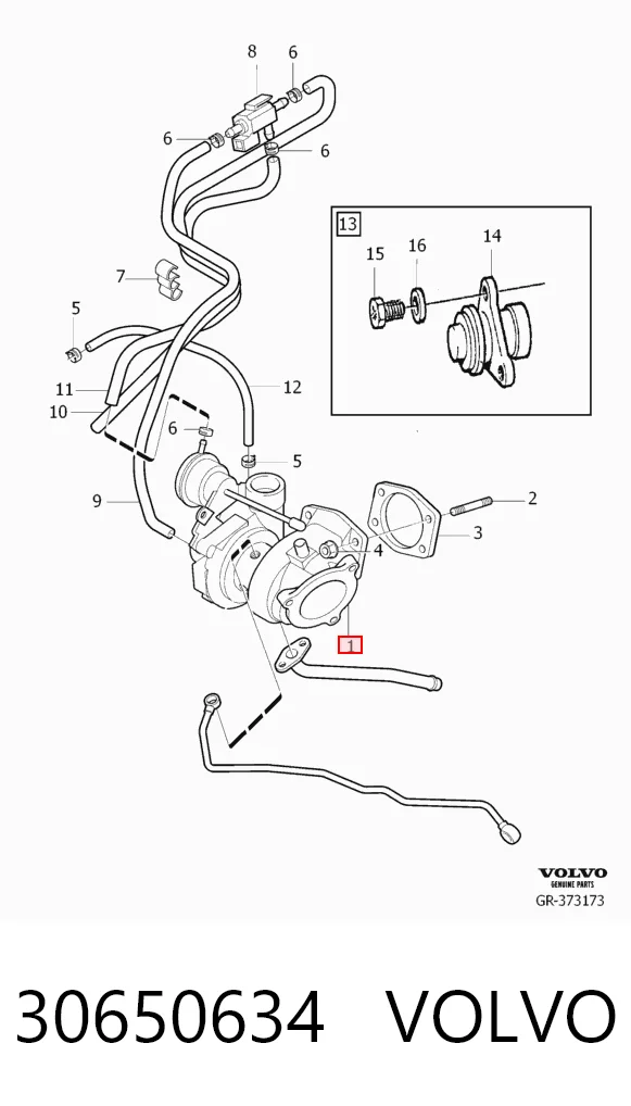 30650634 Volvo Turbina