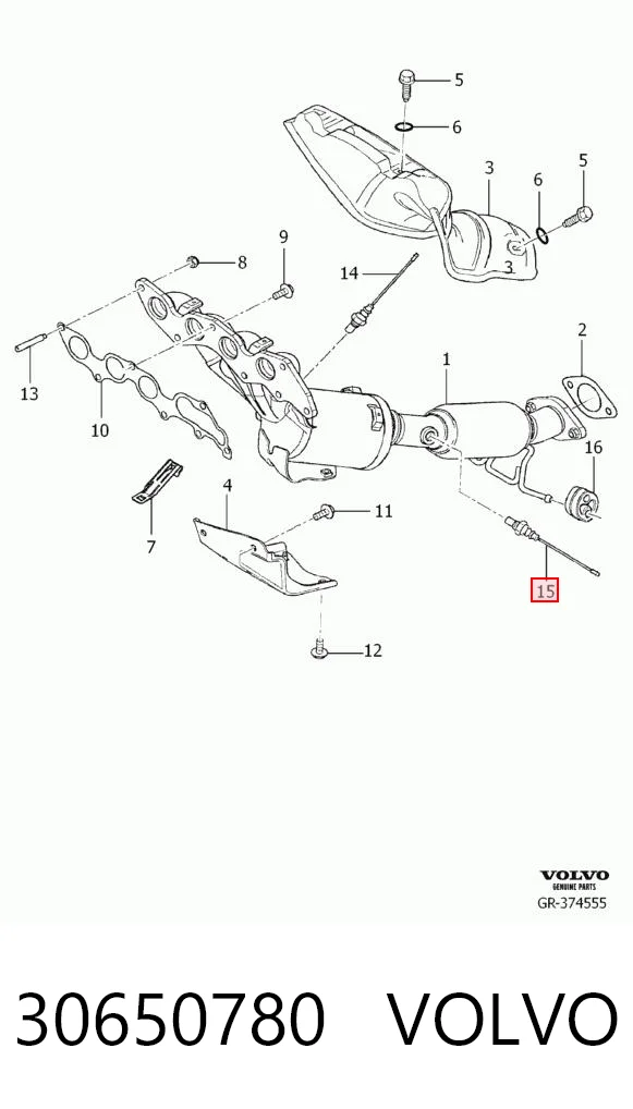 Sonda lambda, sensor de oxigênio depois de catalisador 91213 NGK