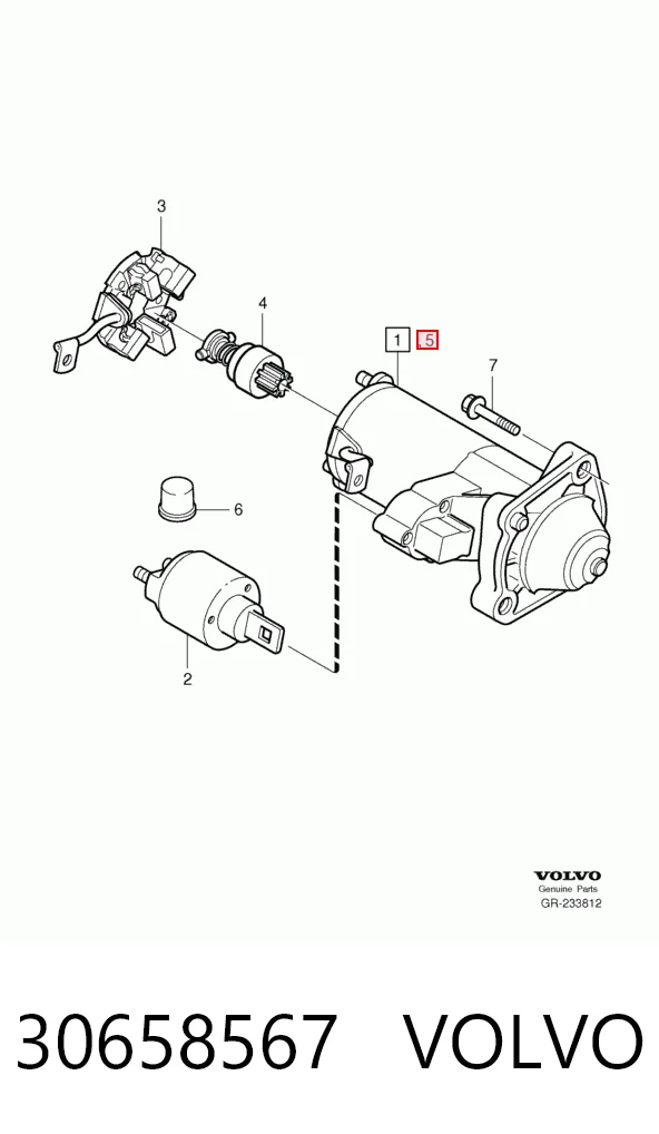 30658567 Volvo Motor de arranco