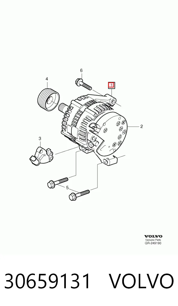 30659131 Volvo Gerador