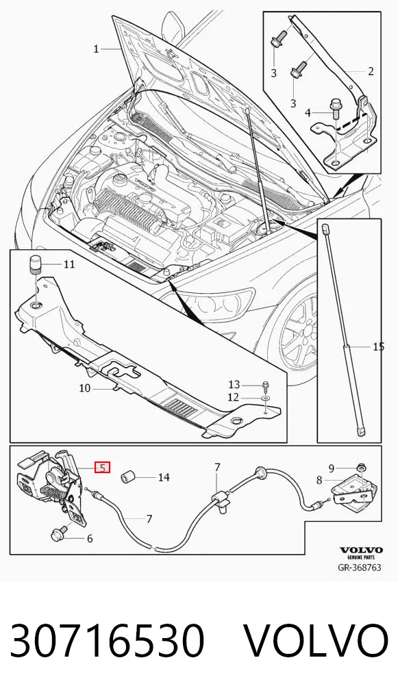 Fecho da capota Volvo S40 II MS ao melhor preço