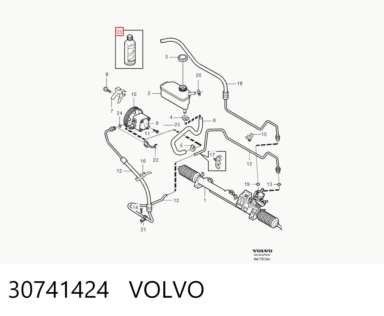 Fluido da Direção hidrâulica assistida Opel 12345867