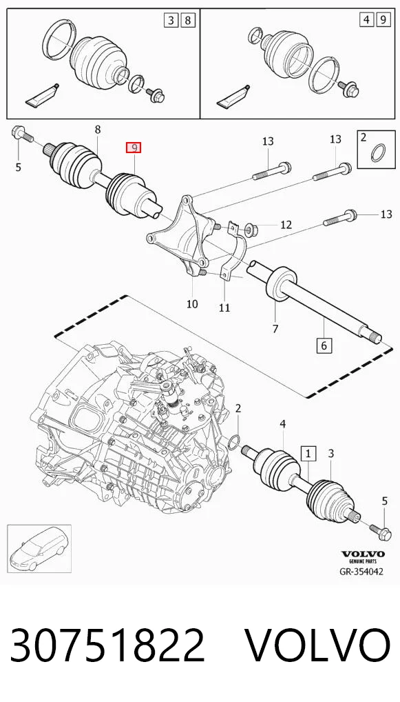Bota de proteção interna de junta homocinética do semieixo dianteiro Meksan MKS607 preço, a partir de 15,14 USD