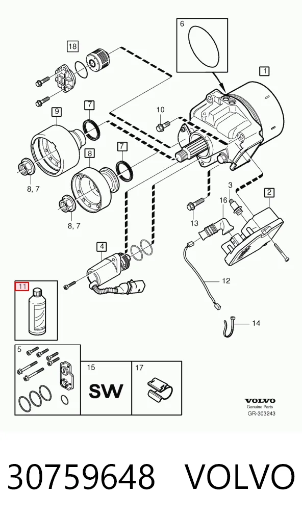30759648 Volvo Óleo de transmissão