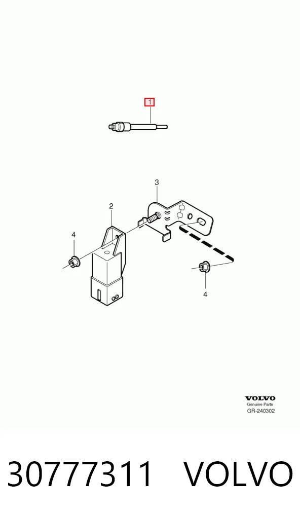 30777311 Volvo Vela de incandescência