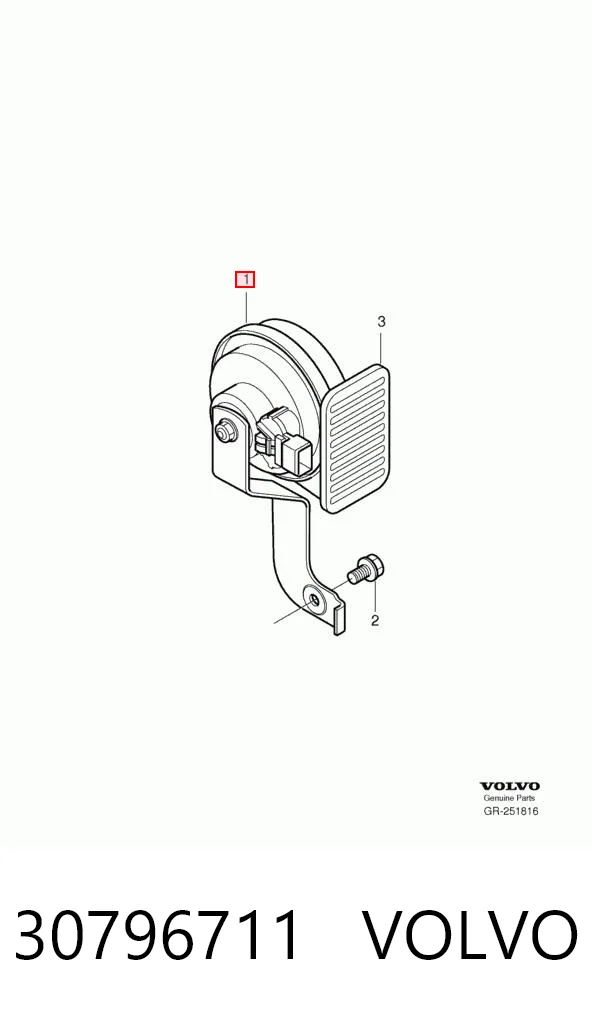 Sinal sonoro (cláxon) Volvo V50 MW ao melhor preço