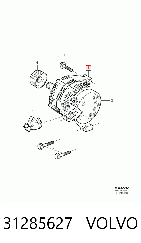 31285627 Volvo Gerador