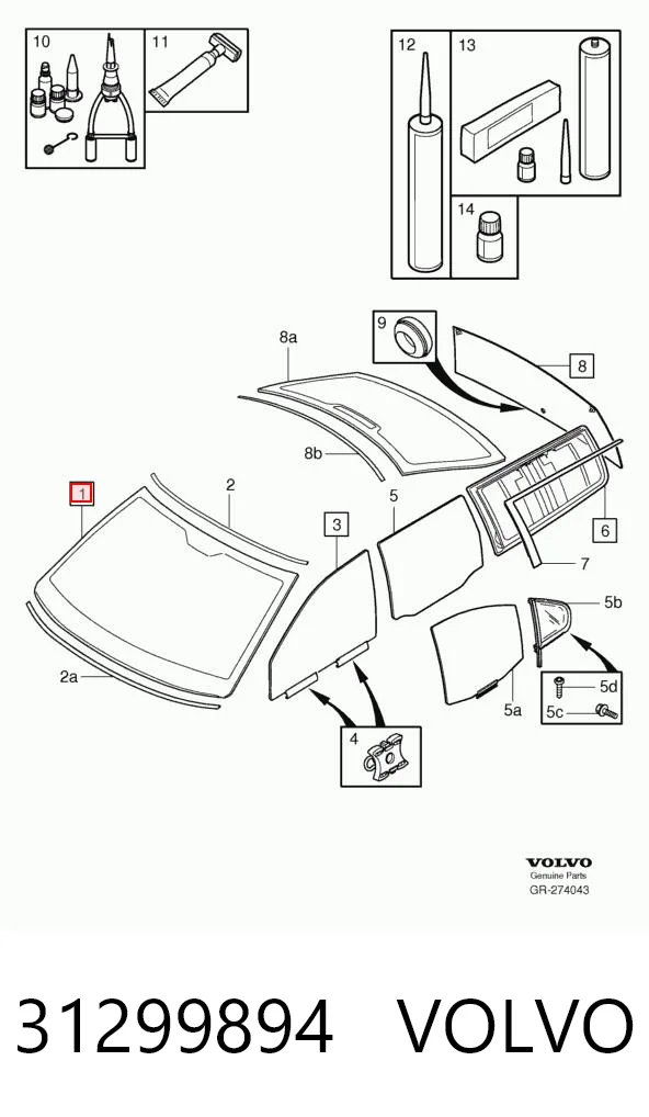 Pára-brisas Volvo S60 preço, a partir de 54,48 USD