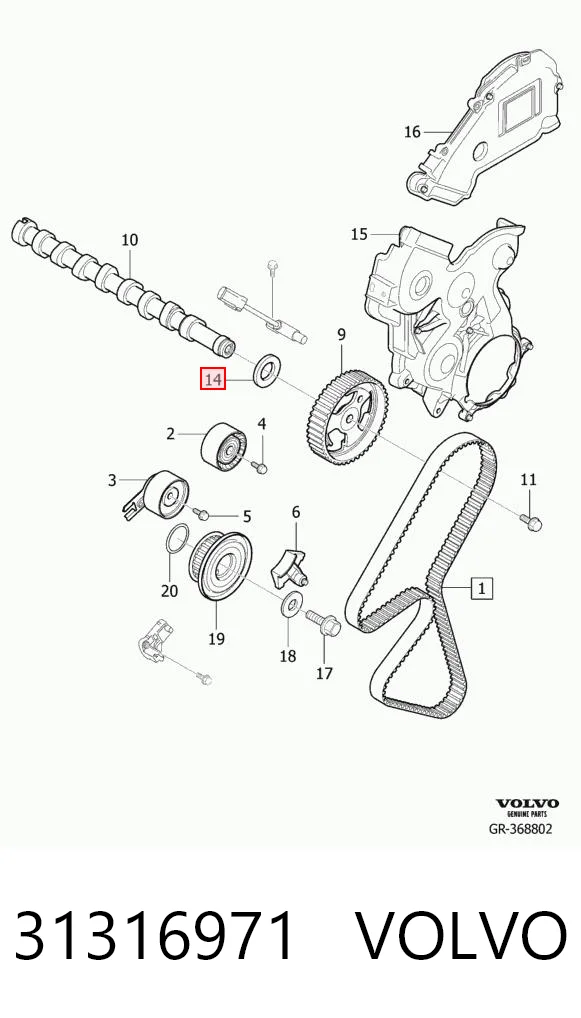Vedação da árvore distribuidora de motor Mazda 3 preço, a partir de 4,57 USD