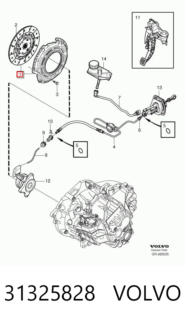 Compre DG917A564AB Ford Kit de embraiagem (3 peças)