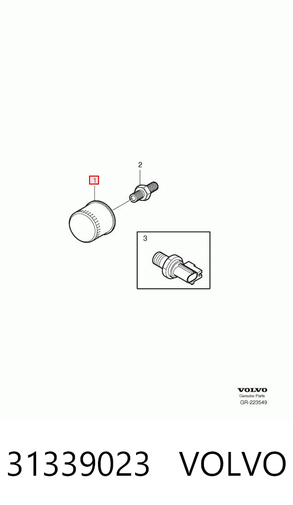 31339023 Volvo Filtro de óleo