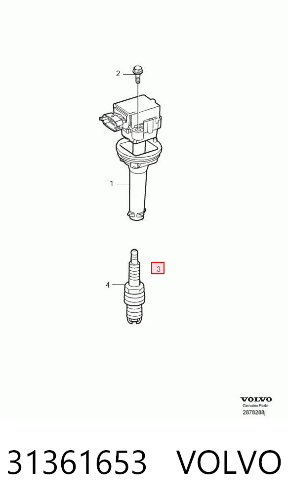 Vela de ignição SMN158596 Mitsubishi