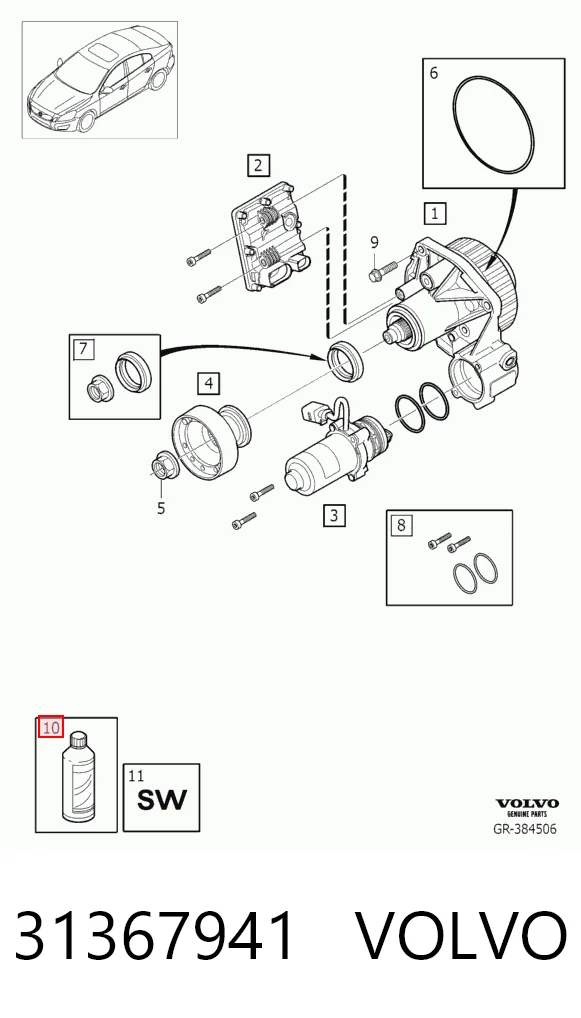 31367941 Volvo Óleo de transmissão