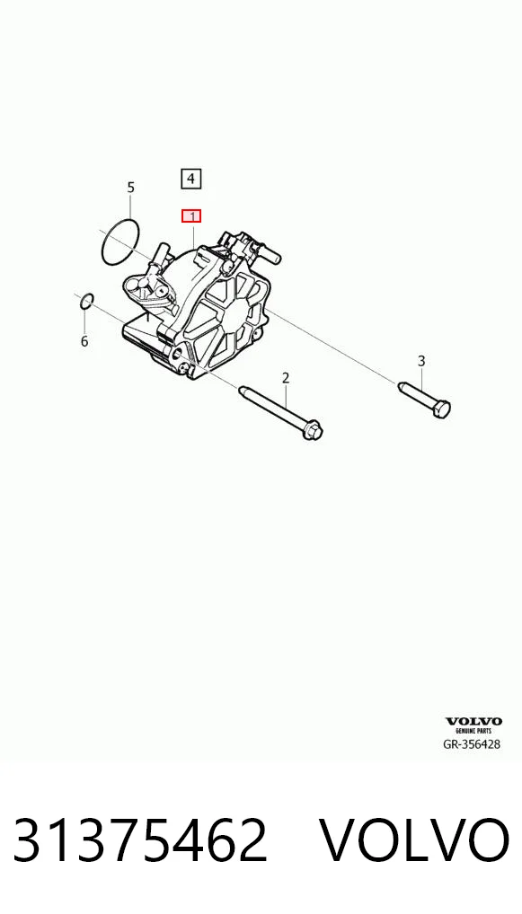 Bomba a vácuo 9804021880 Renault (RVI)