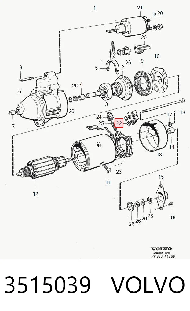 Compre Escova do motor de arranco Audi 100 